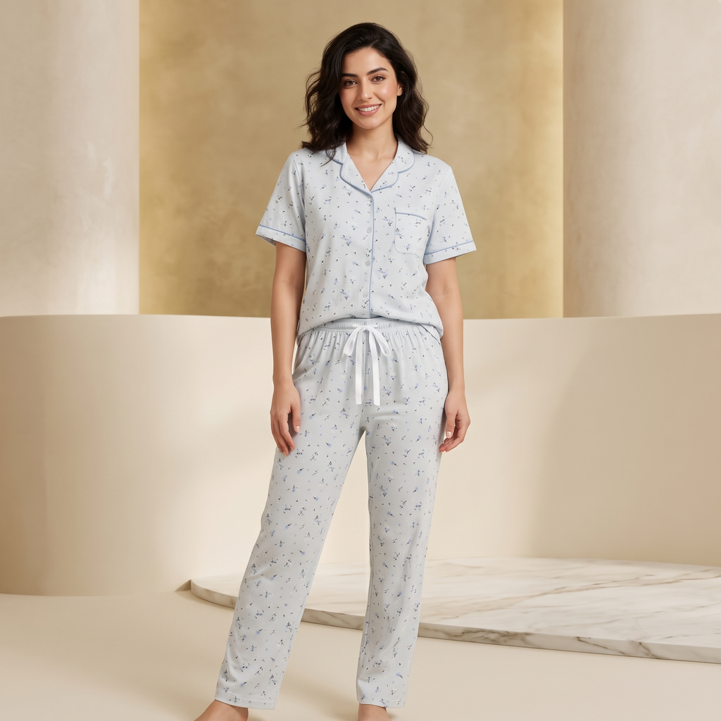 Womens Pajamas 2Pcs ST-2858