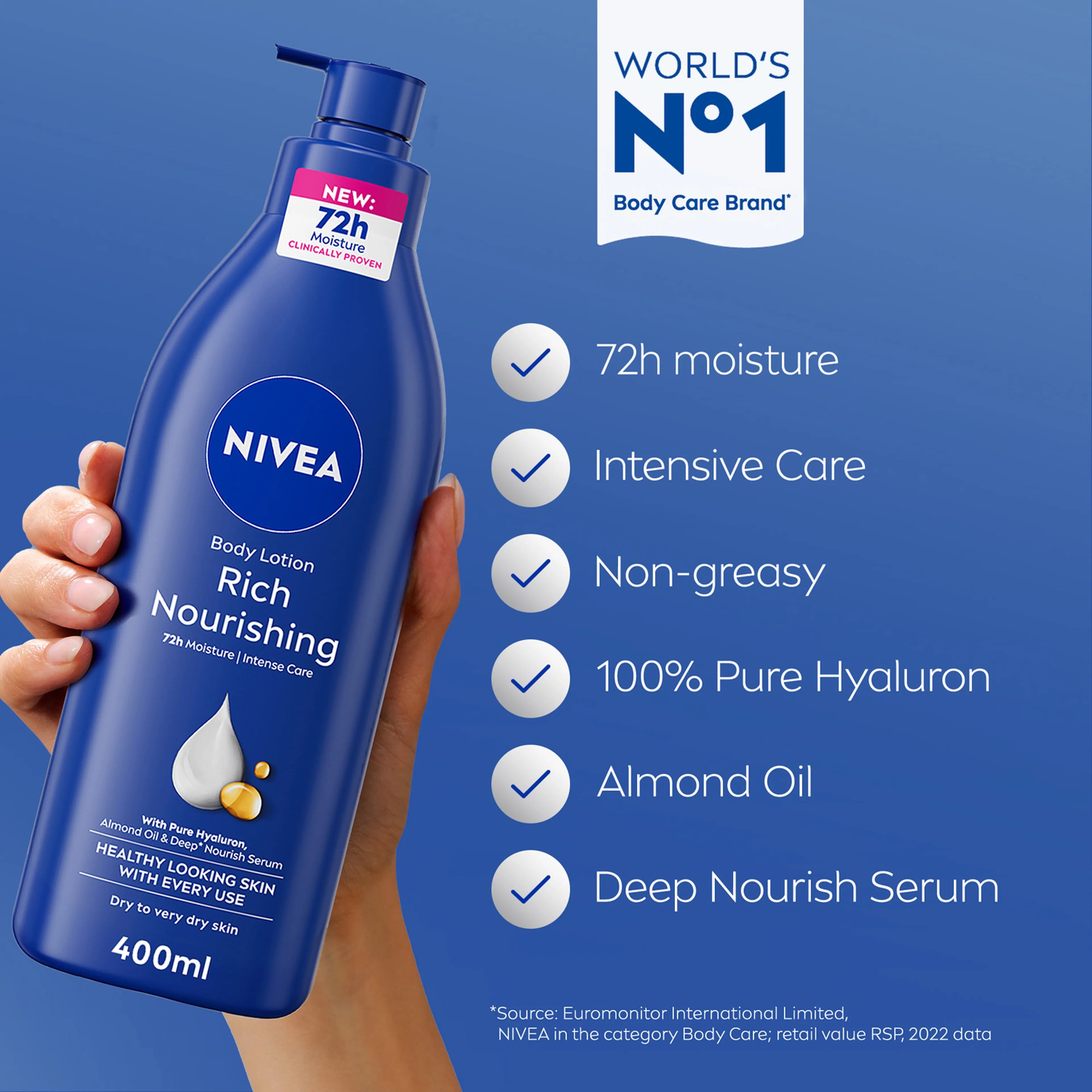 NIVEA Lotion 400ml Rich Nourishing