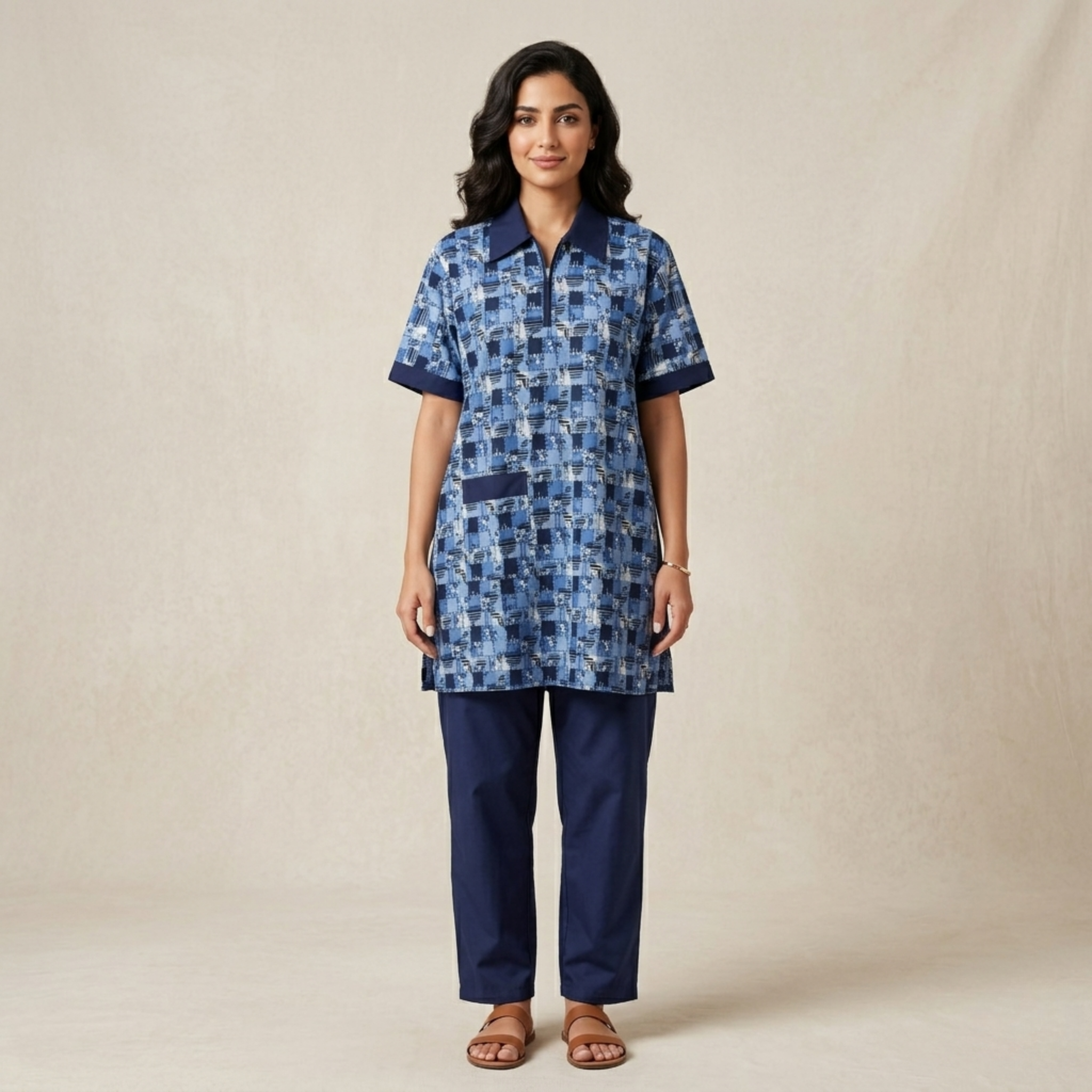 Printed Khaddama 2Pcs H/S 006