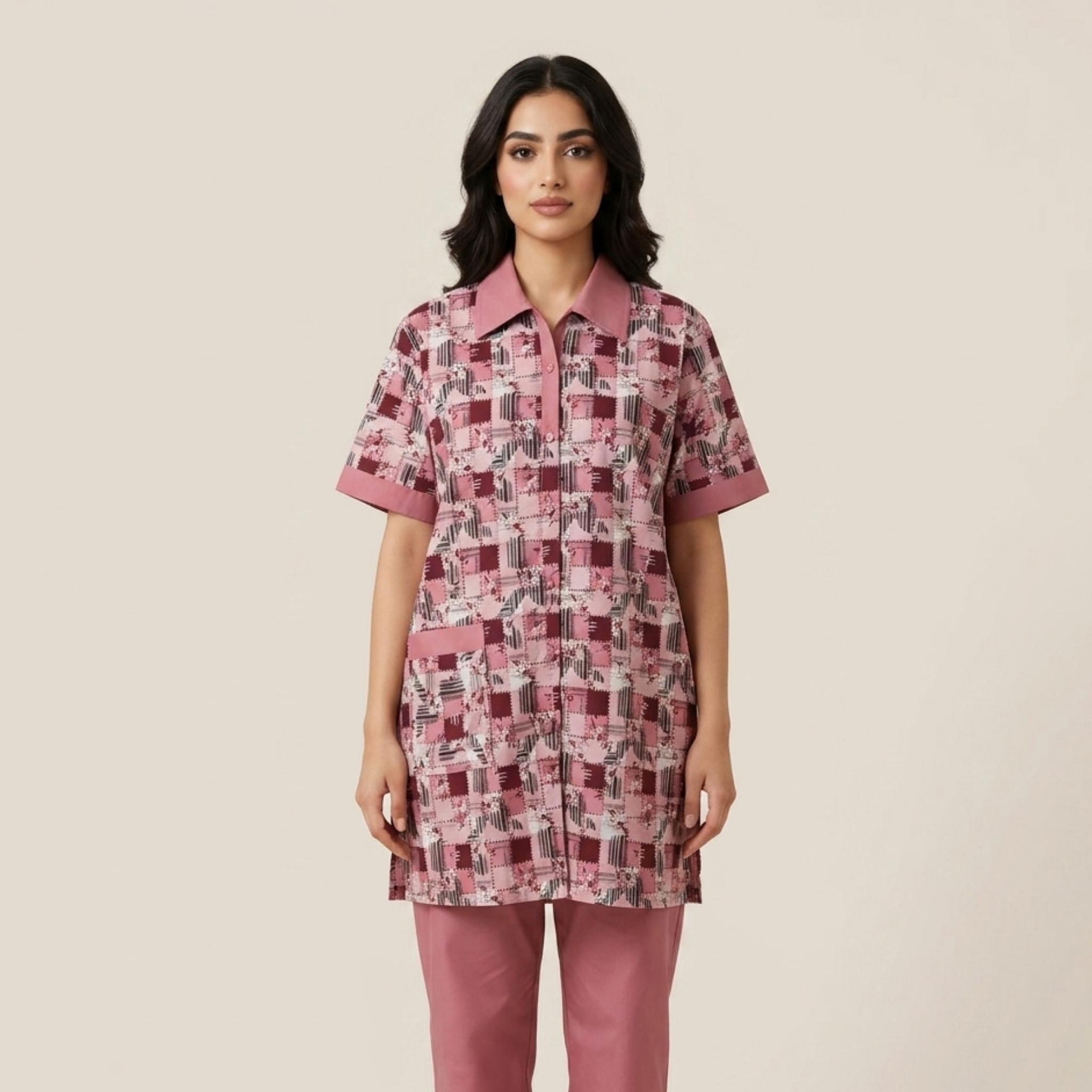 Printed Khaddama 2Pcs H/S 006