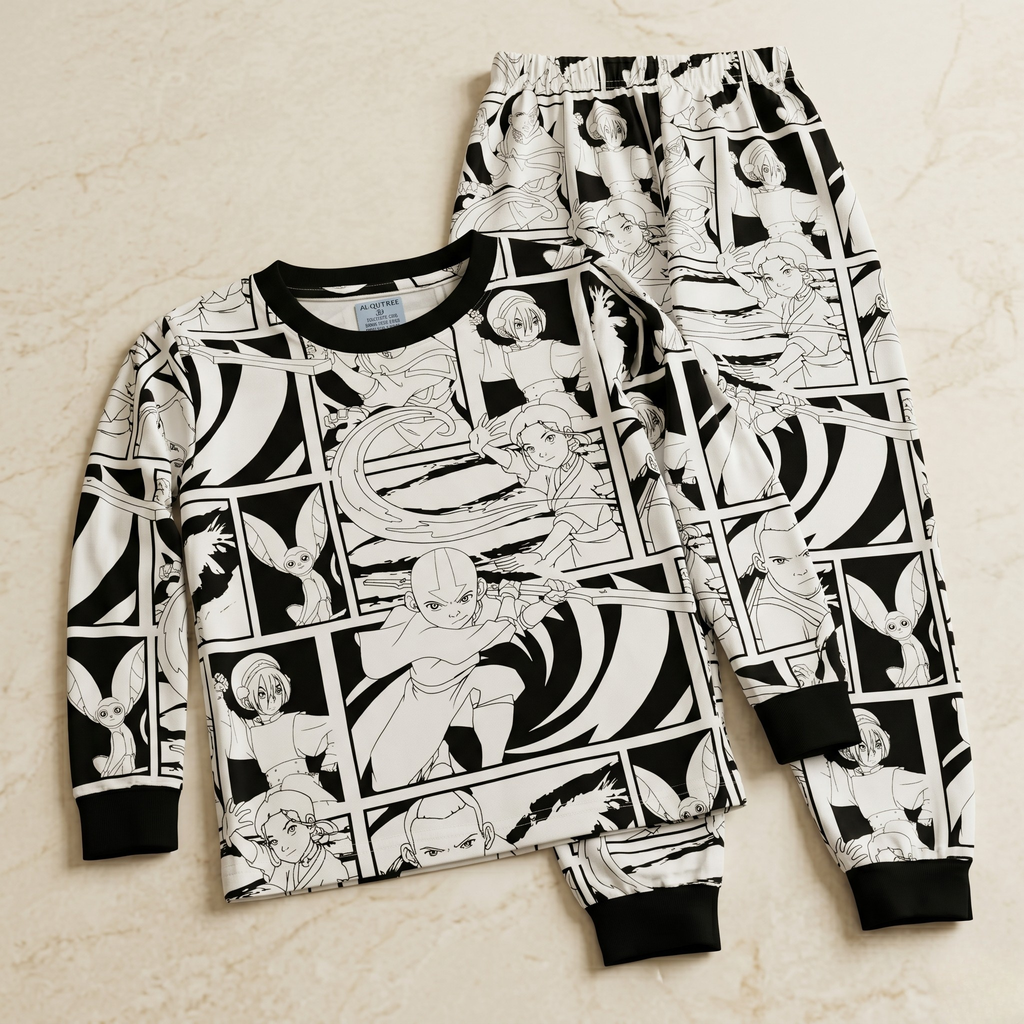 Avatar Anime Kids L/S Pajamas