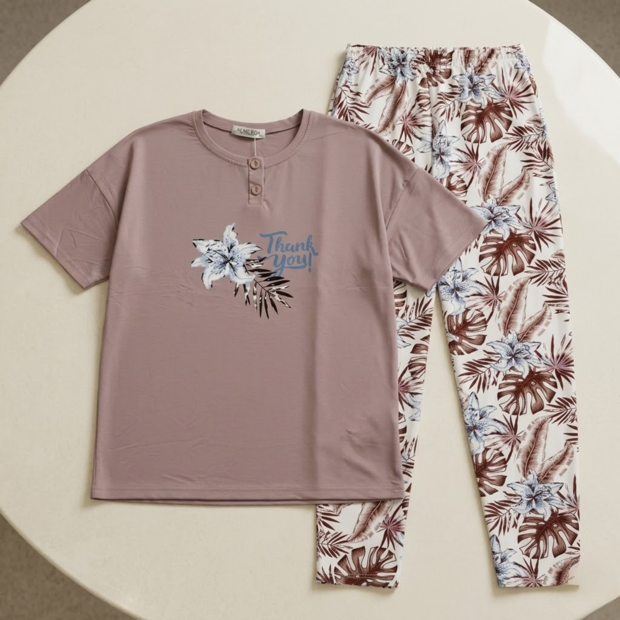 Womens Pajamas 2Pcs FG-2672