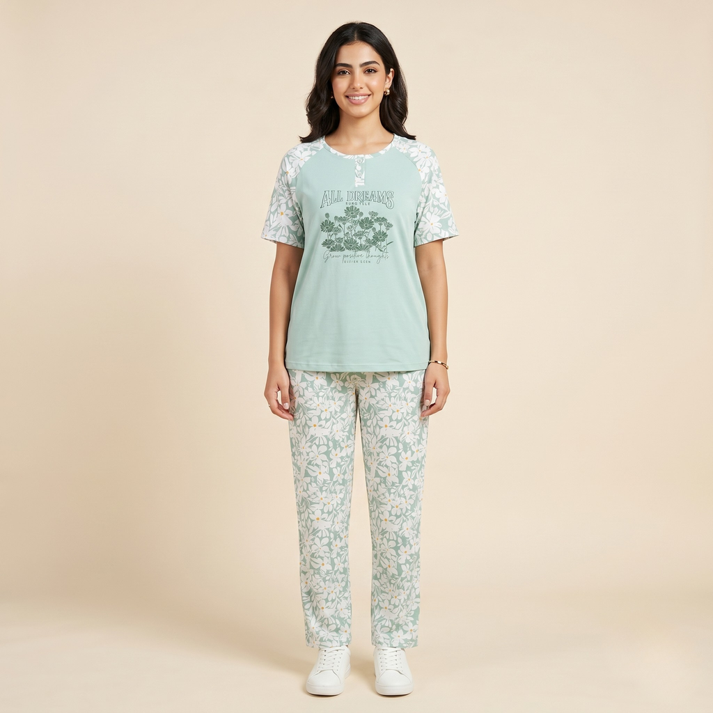 Womens Pajamas 2Pcs FG-2686