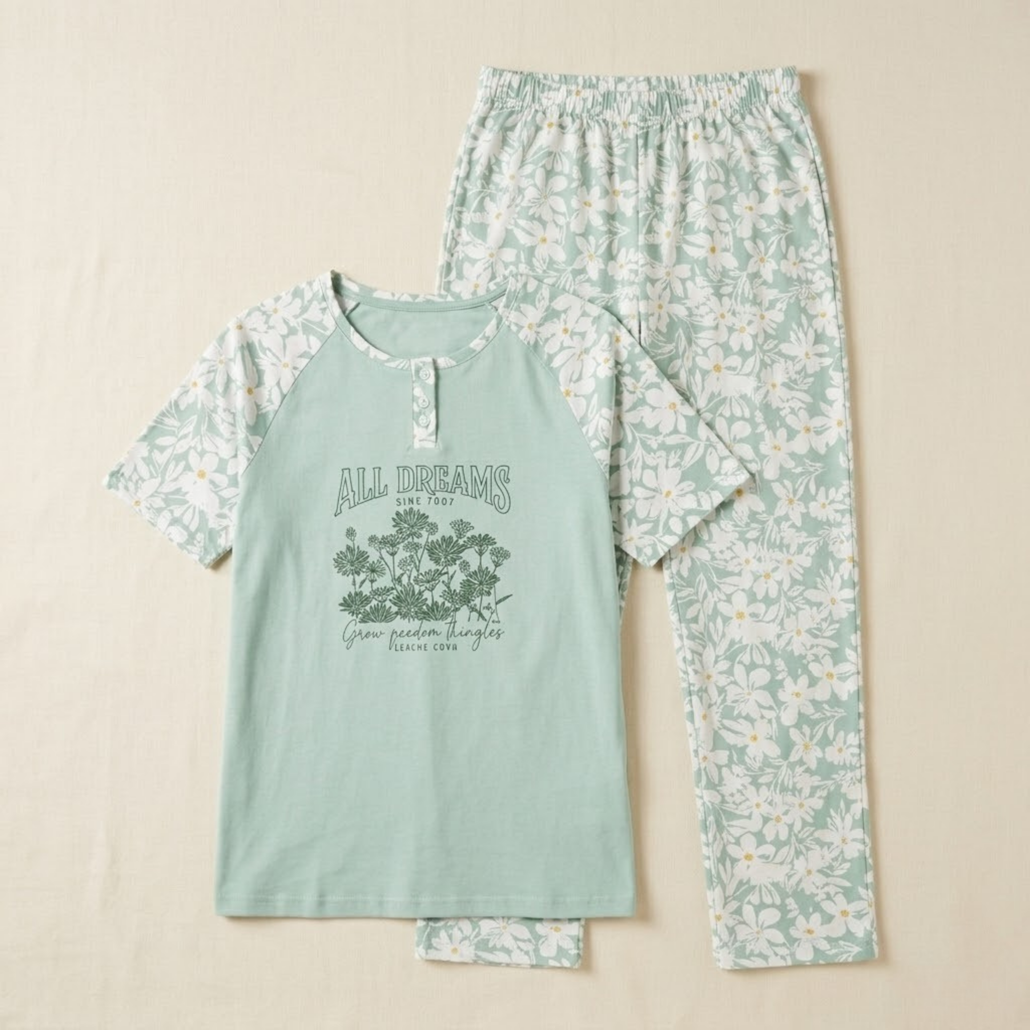 Womens Pajamas 2Pcs FG-2686