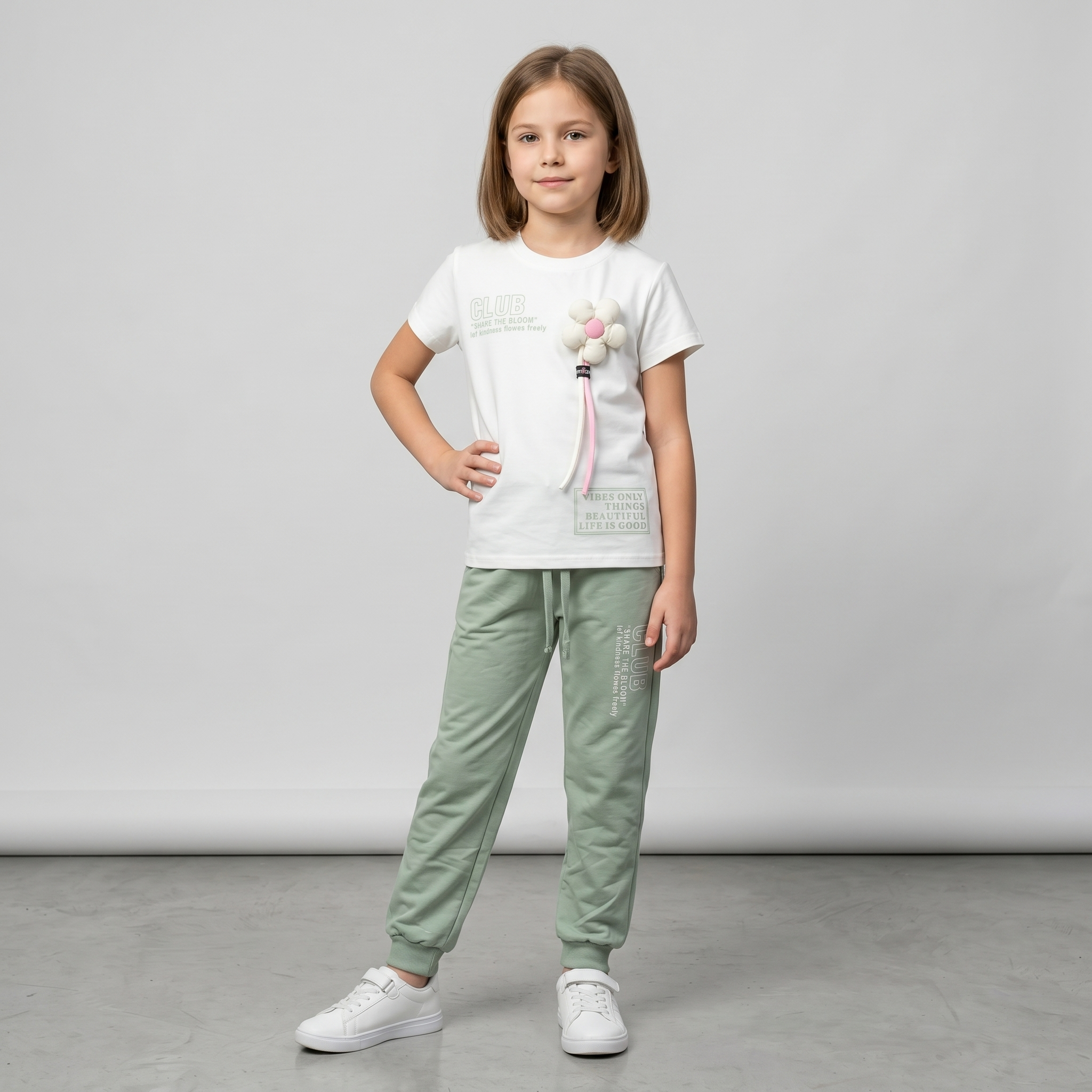 Girls H/S Pajamas MKT-5761C
