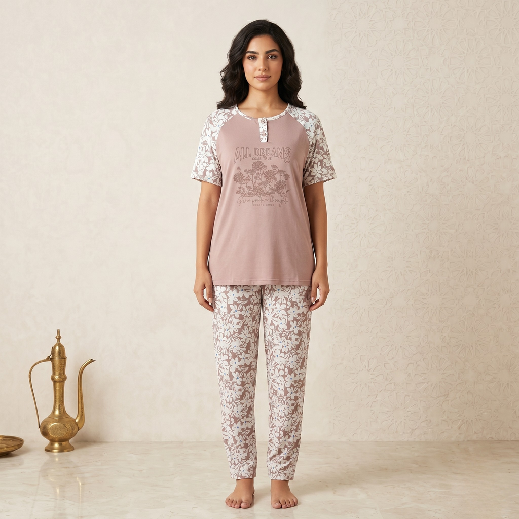 Womens Pajamas 2Pcs FG-2686
