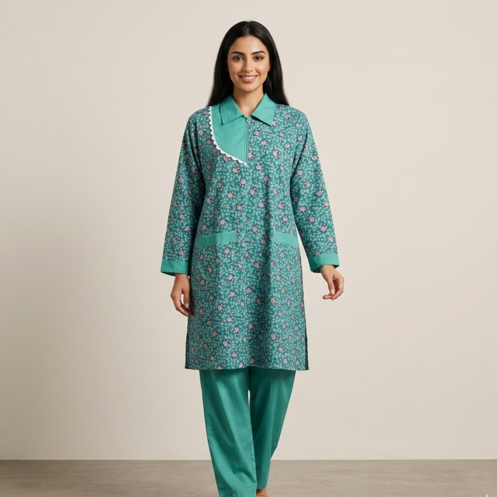 Printed Khaddama 2Pcs L/S 003