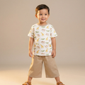 Kids Bermuda Set Animals Calling
