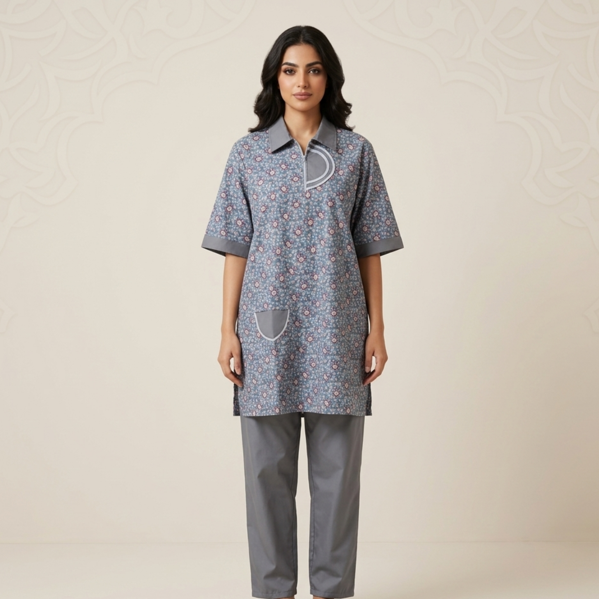Printed Khaddama 2Pcs H/S Jumbo 003