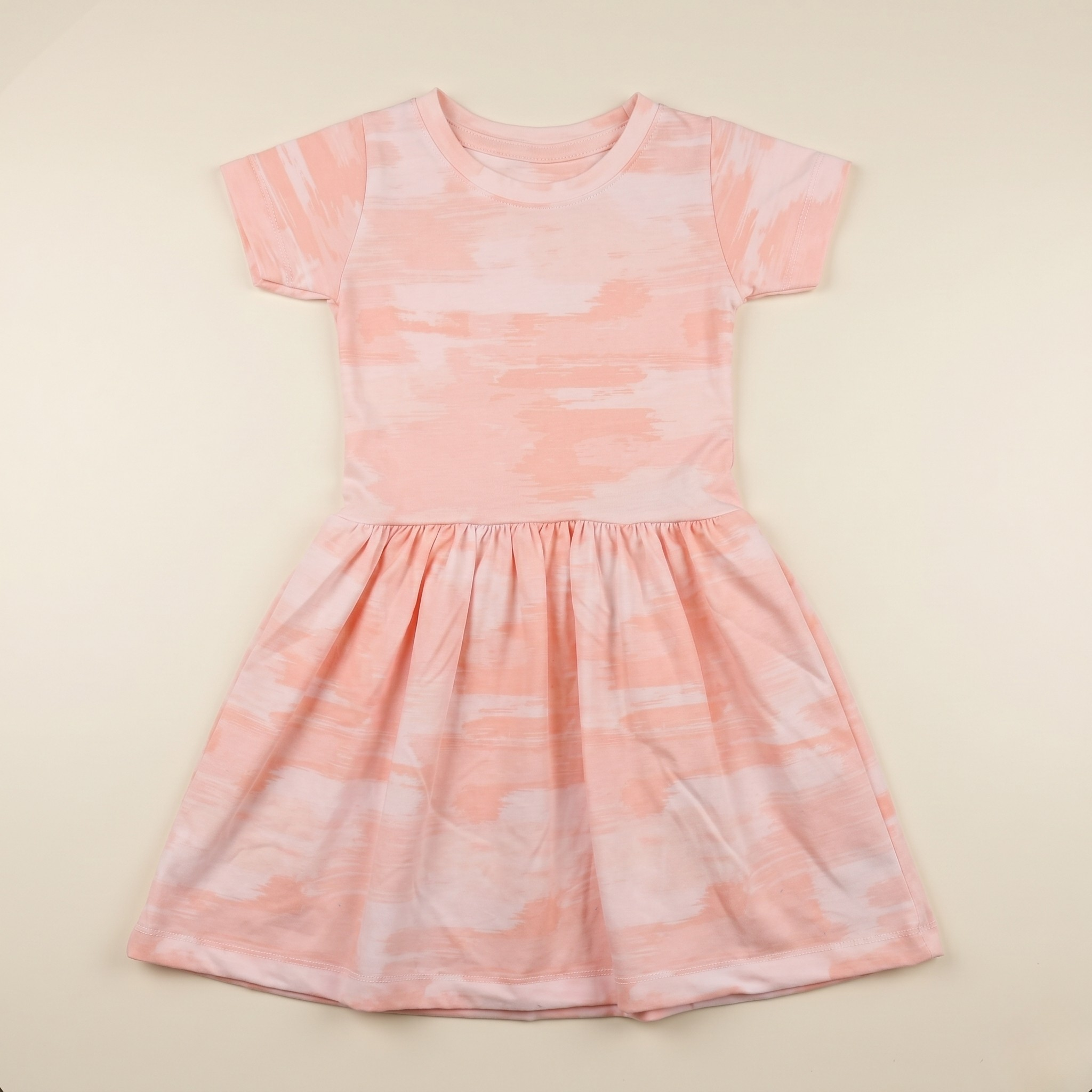 Girls Frock Sunset Peach