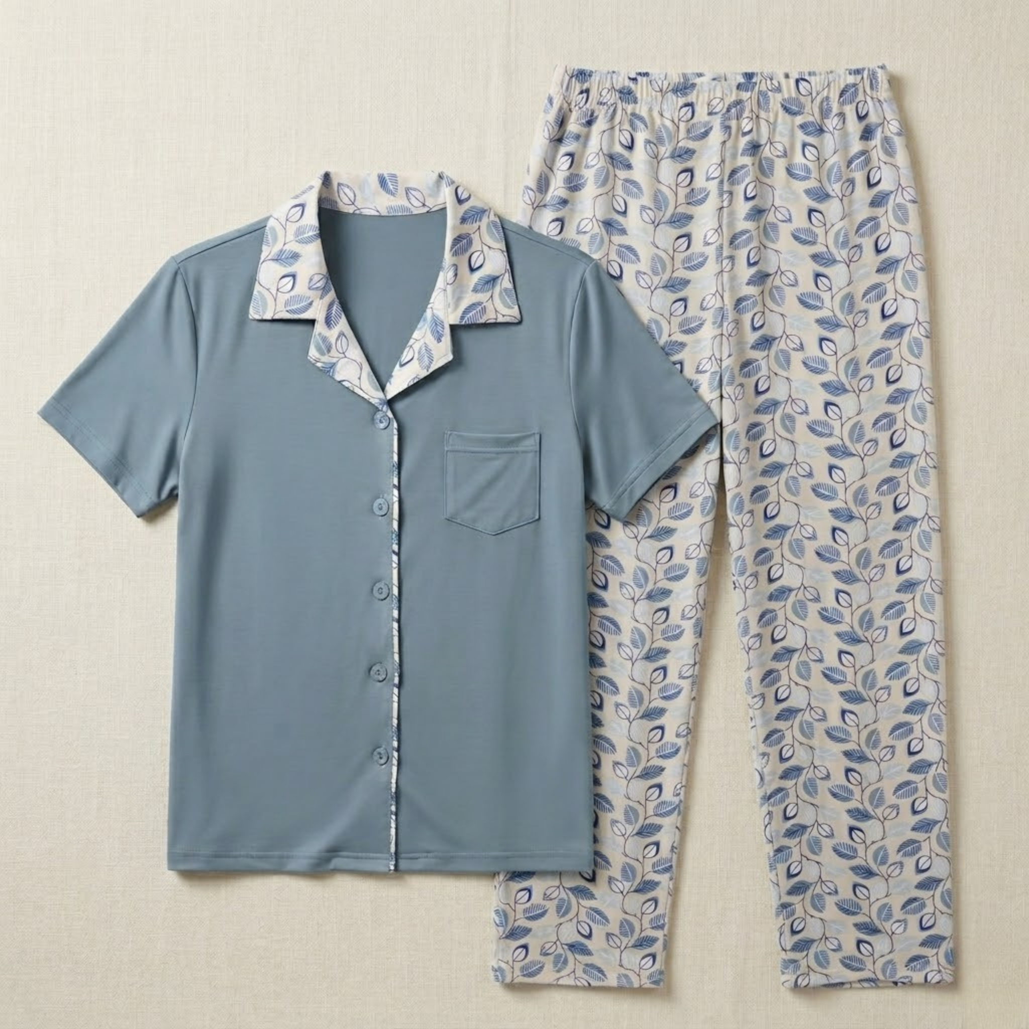 Womens Pajamas 2Pcs FG-2683