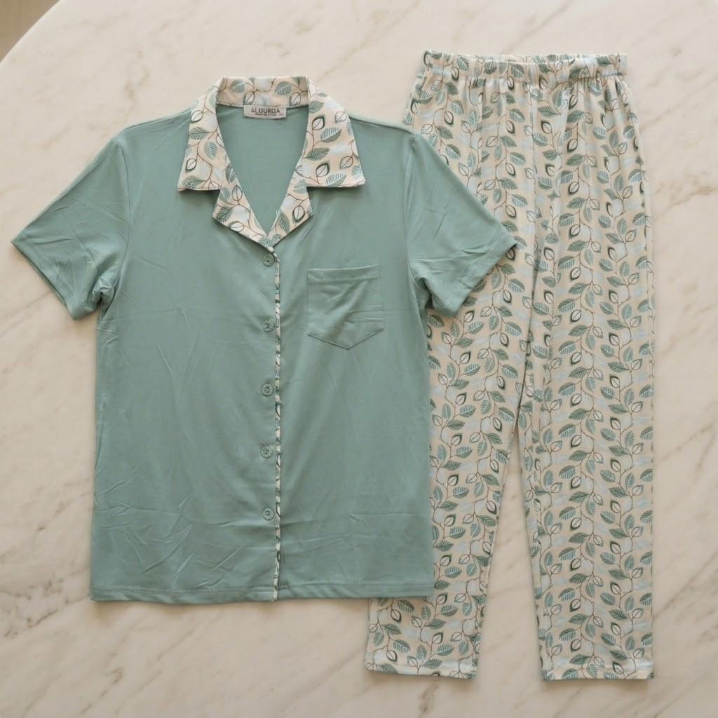 Womens Pajamas 2Pcs FG-2683