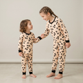 Spots Peach Kids L/S Pajamas