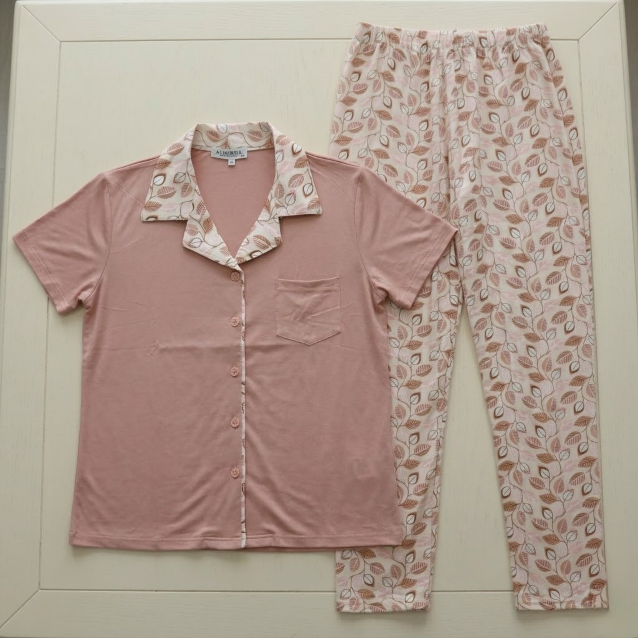 Womens Pajamas 2Pcs FG-2683