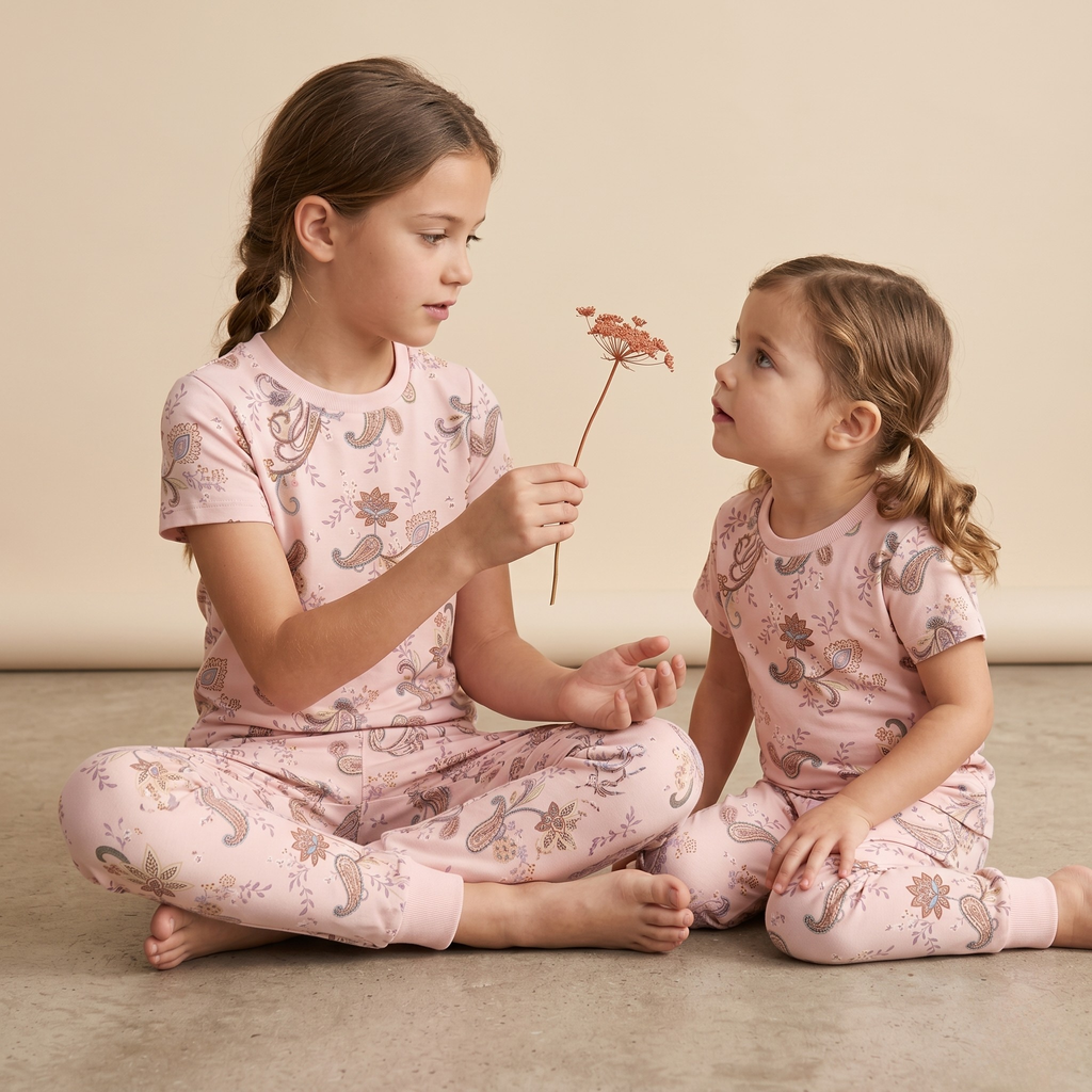 Paisley Pink H/S Pajamas