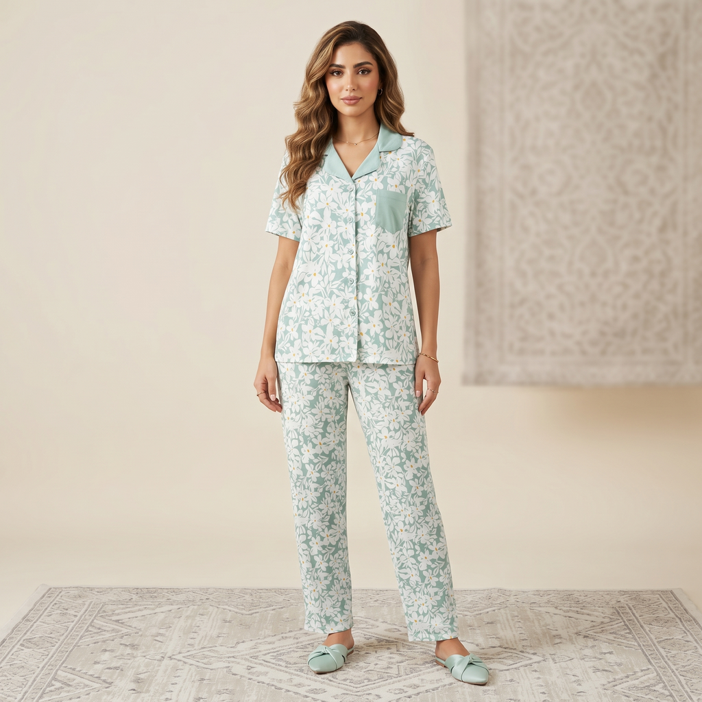 Womens Pajamas 2Pcs FG-2687