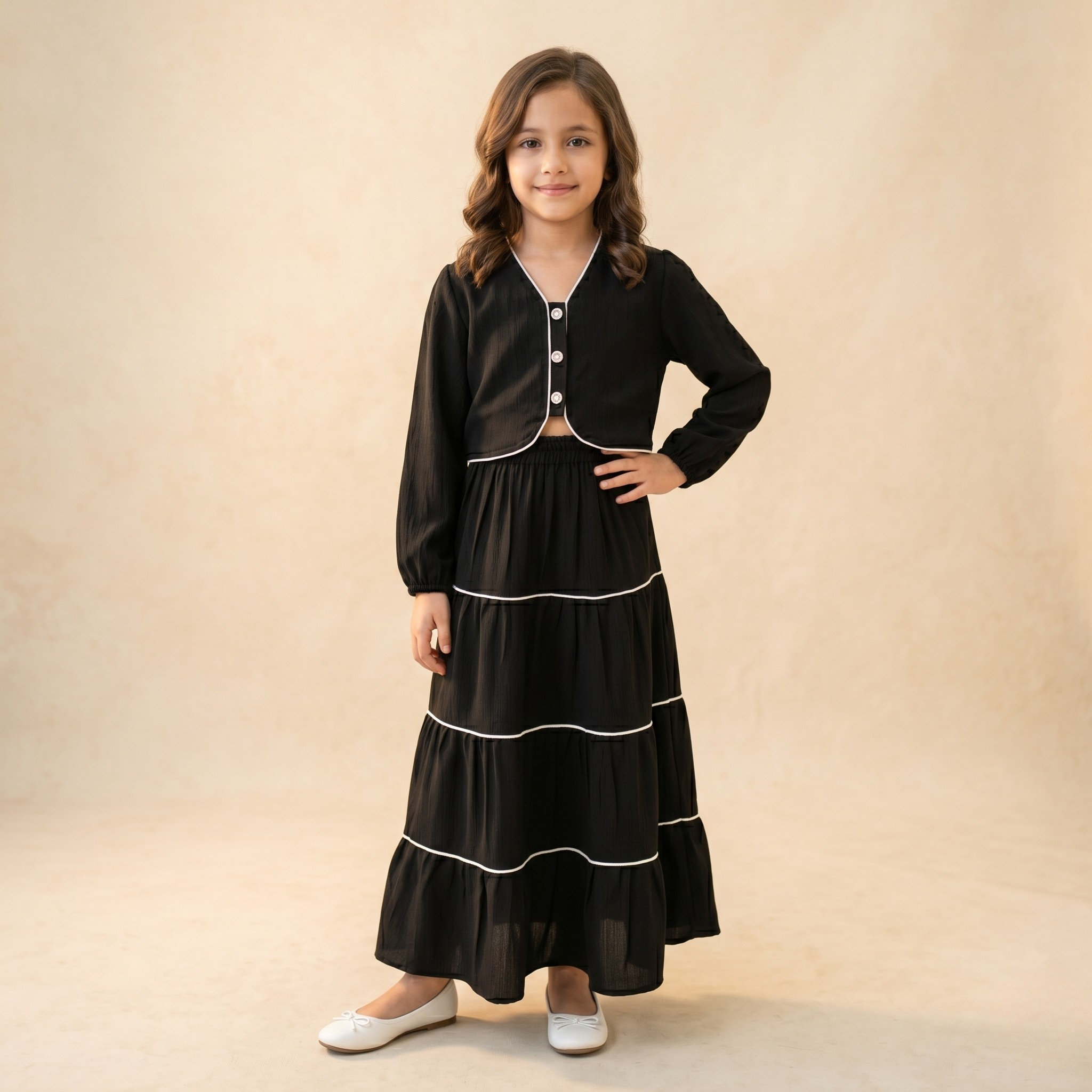 طقم نسائي قطعتين 7065