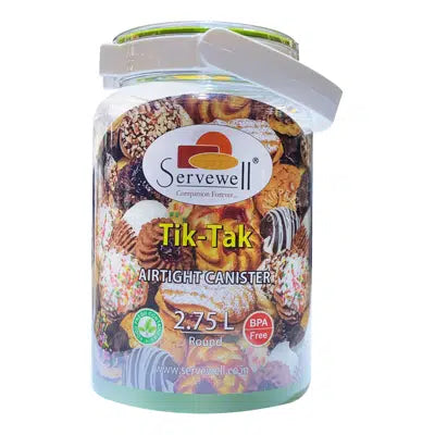 Round Tic Tac Jar 2.750 Liters HSW8416