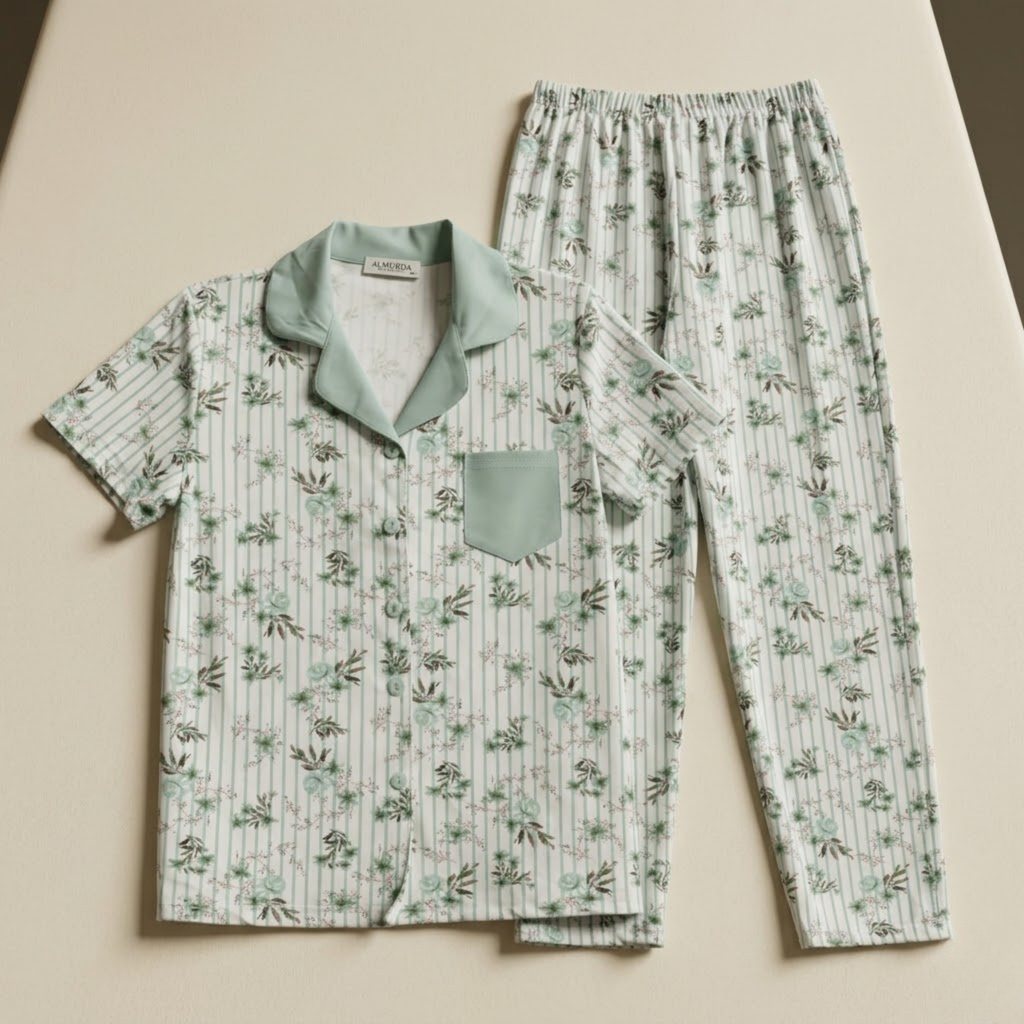 Womens Pajamas 2Pcs FG-2675