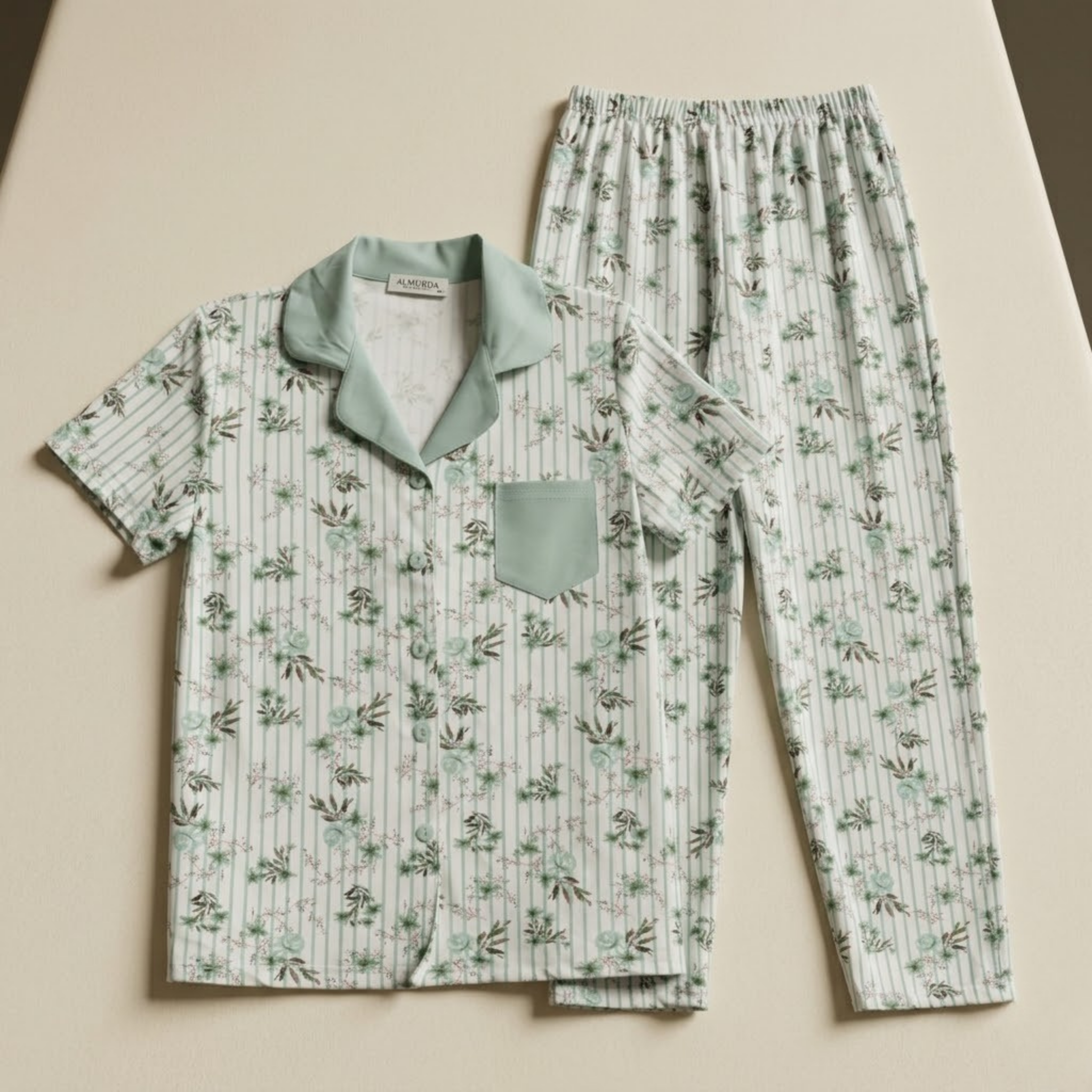 Womens Pajamas 2Pcs FG-2675