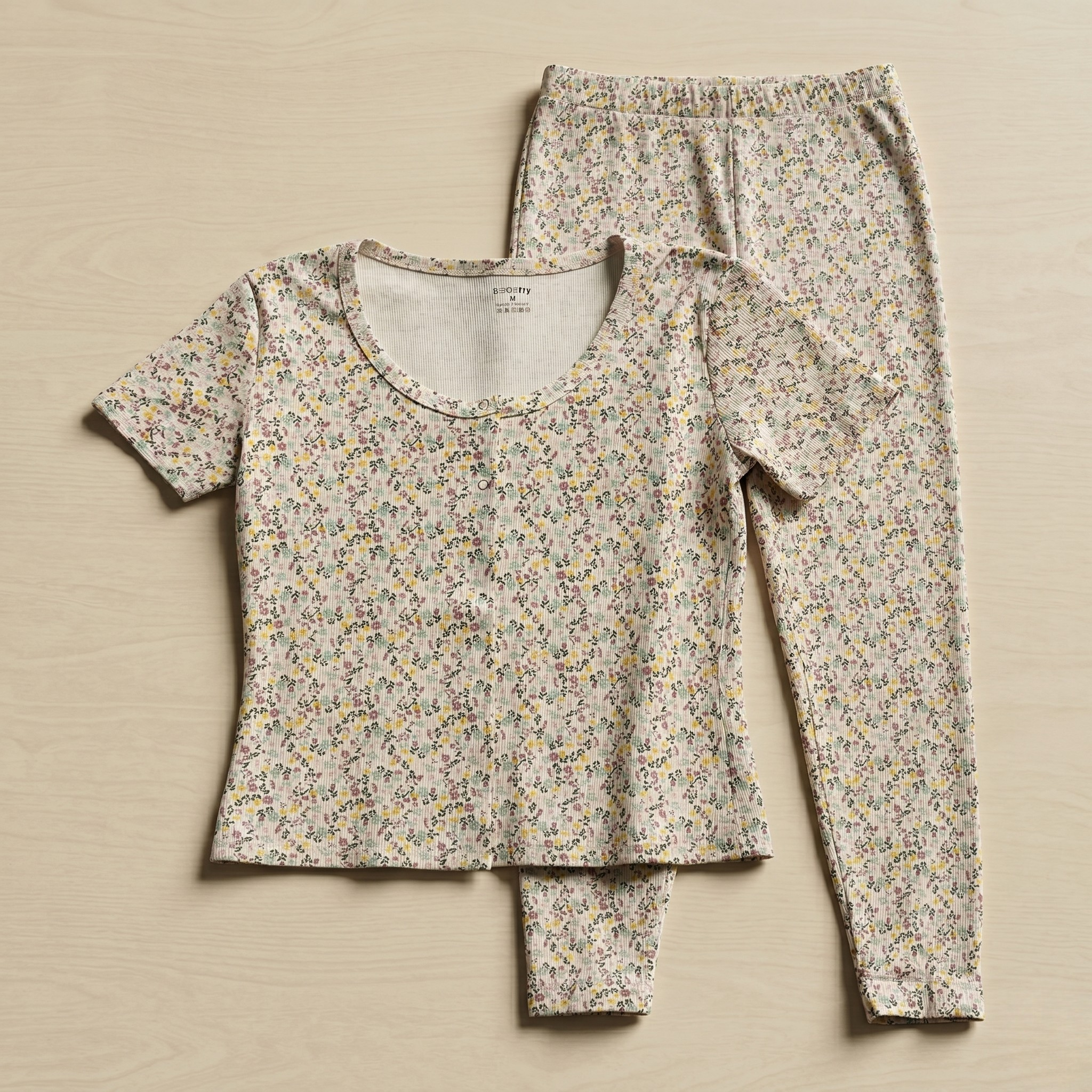 Garden Peach Womens Pajamas