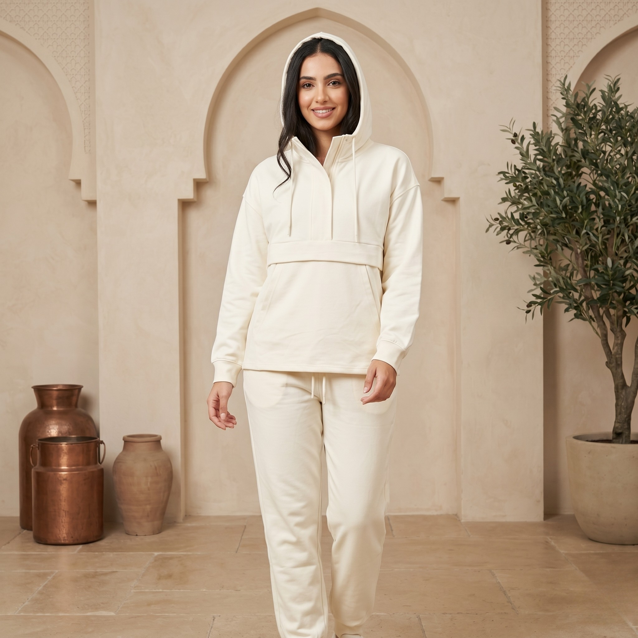 Womens Hoodie 2Pcs Set 62261
