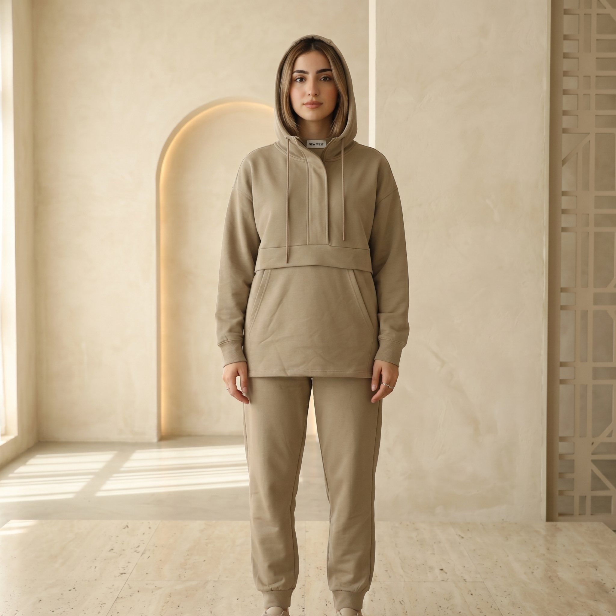 Womens Hoodie 2Pcs Set 62261