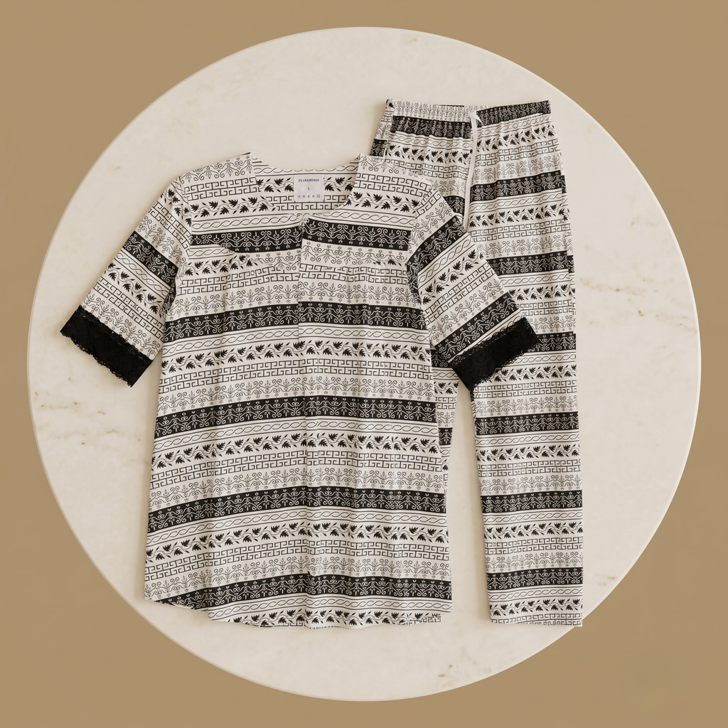 Womens Pajamas 2Pcs Z-1804
