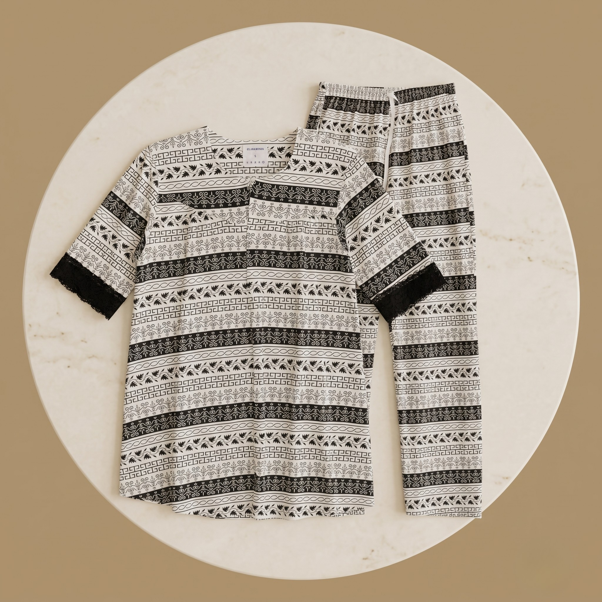 Womens Pajamas 2Pcs Z-1804
