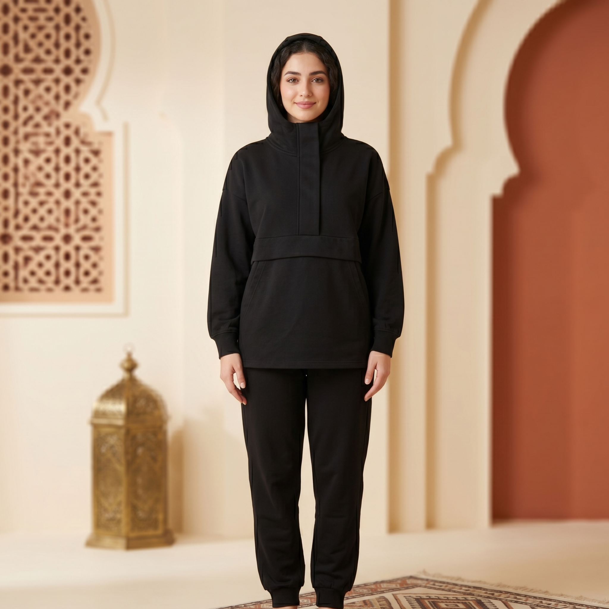 Womens Hoodie 2Pcs Set 62261