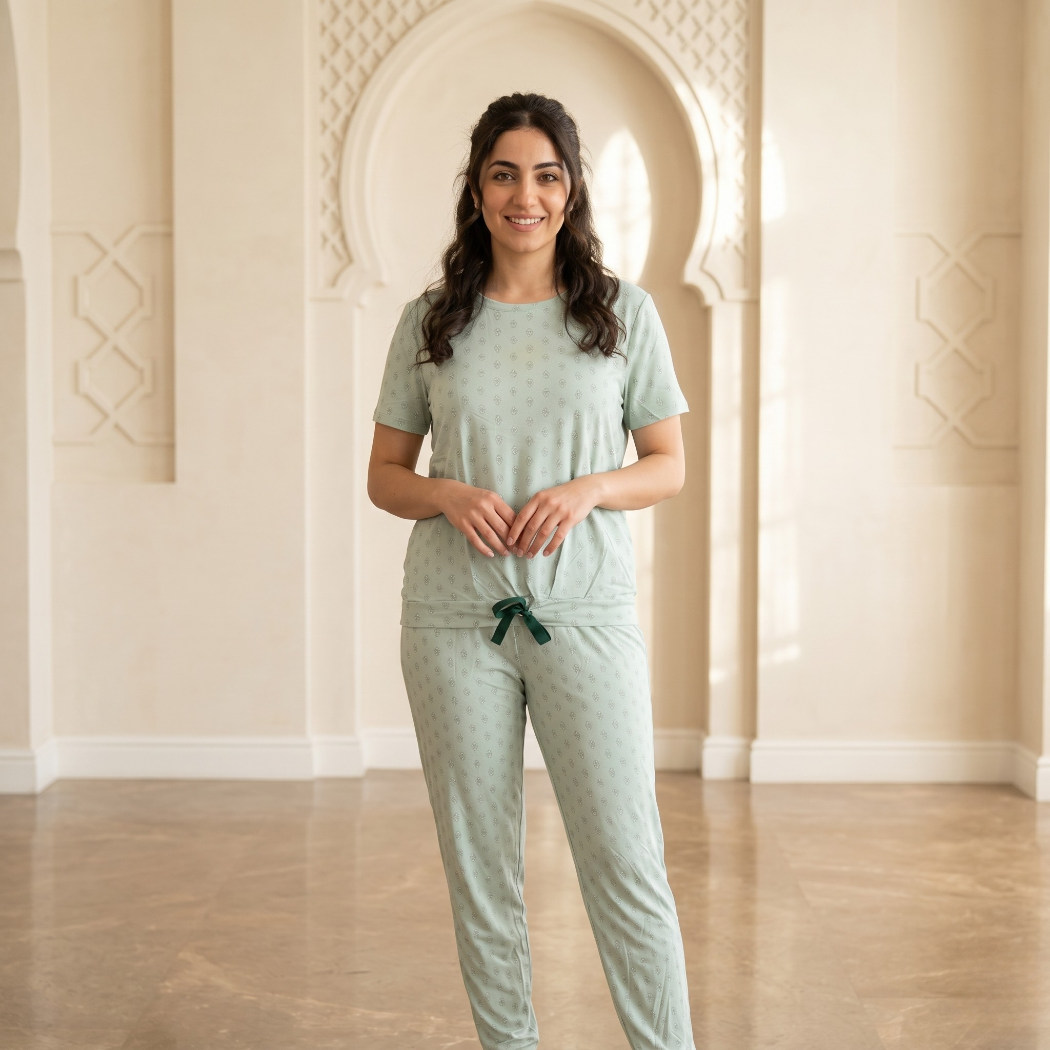 Plant Green Womens Pajamas