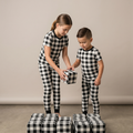 White Checks H/S Pajamas