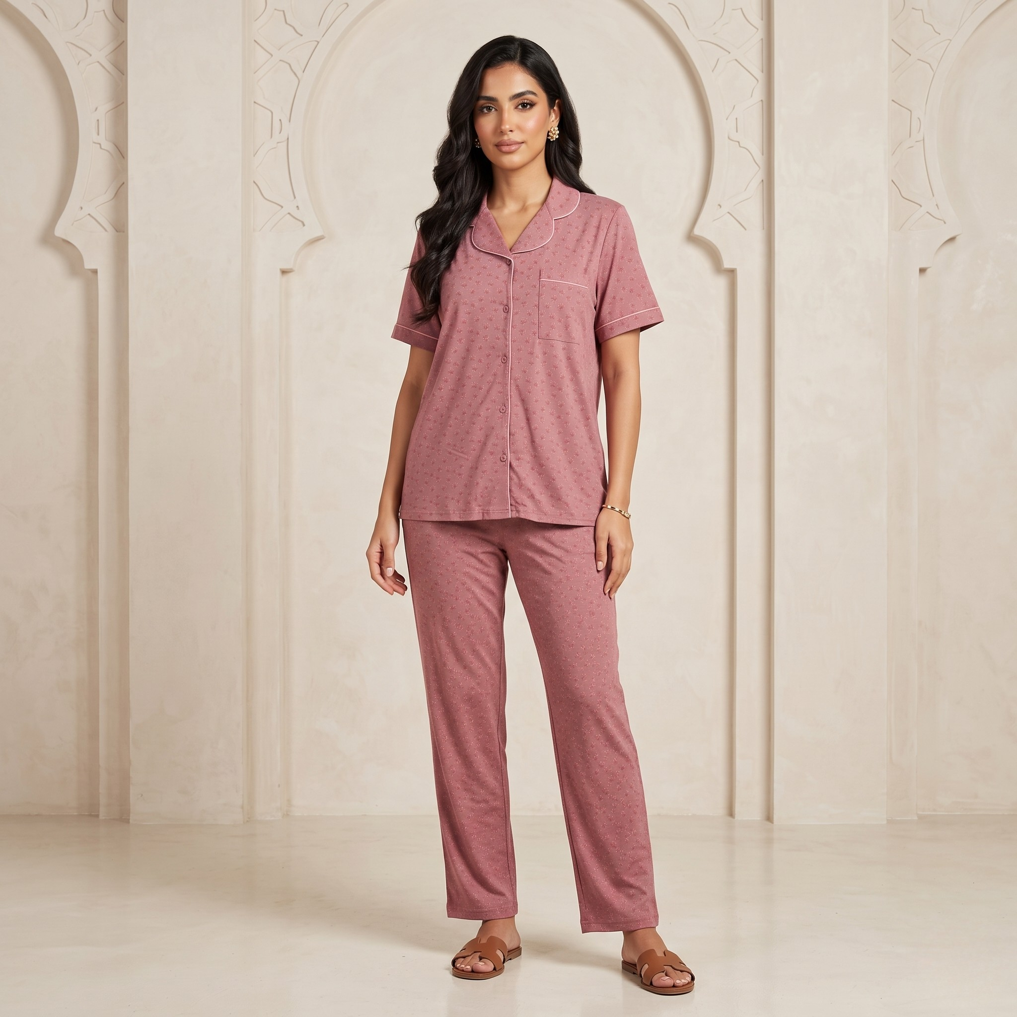 Womens Pajamas 2Pcs 2841