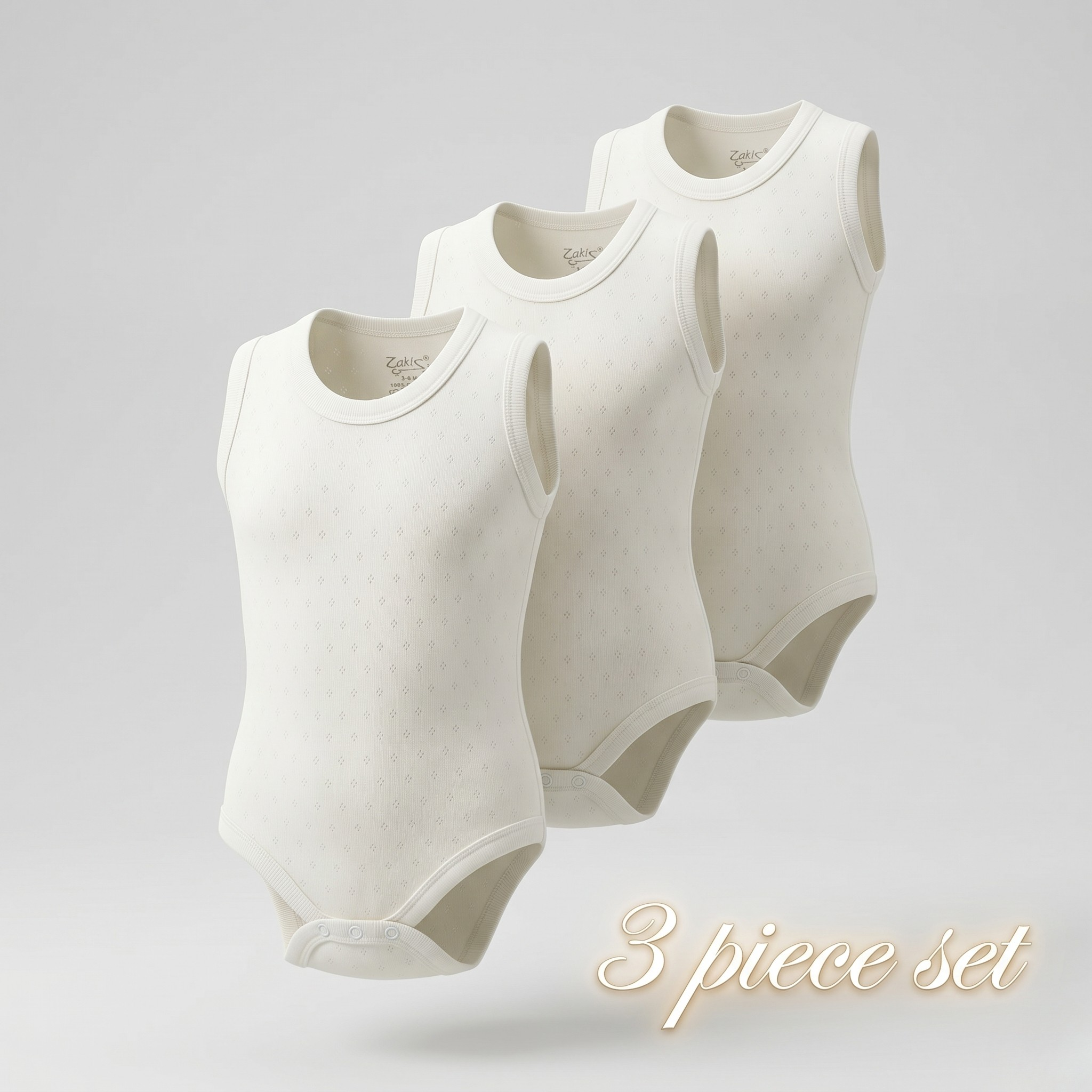 طقم بدلة أطفال (بودي سوت) 3 قطع AKR3-30069