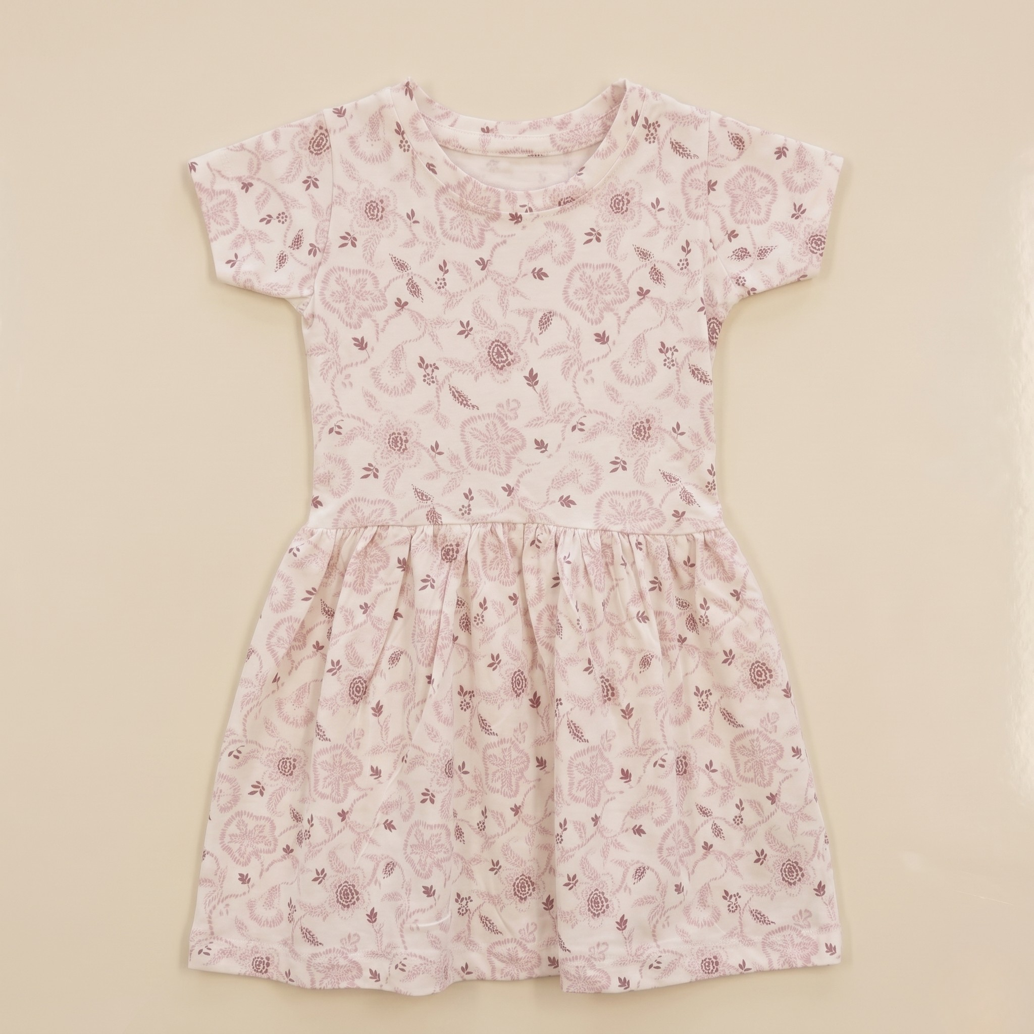 Girls Frock Pink Flower design