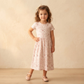 Girls Frock Pink Flower design