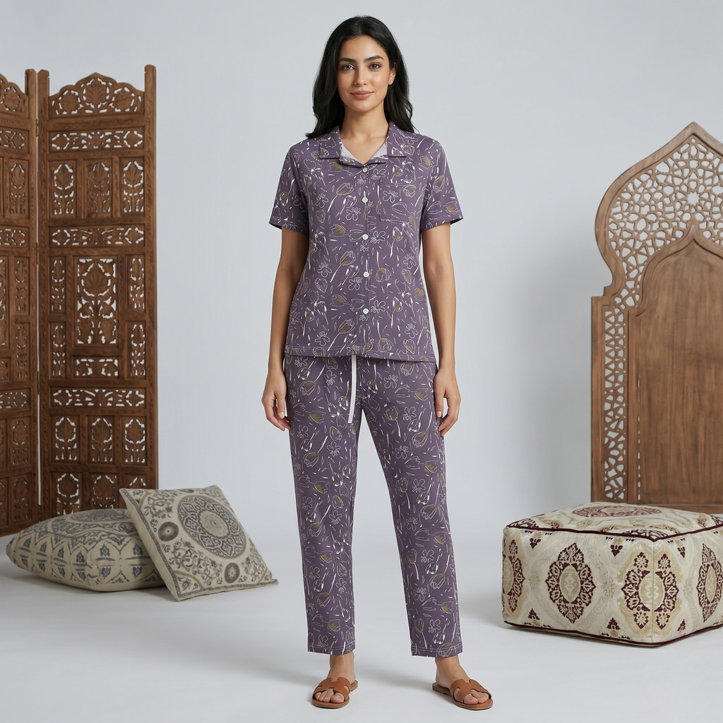 Womens Pajamas 2Pcs 002