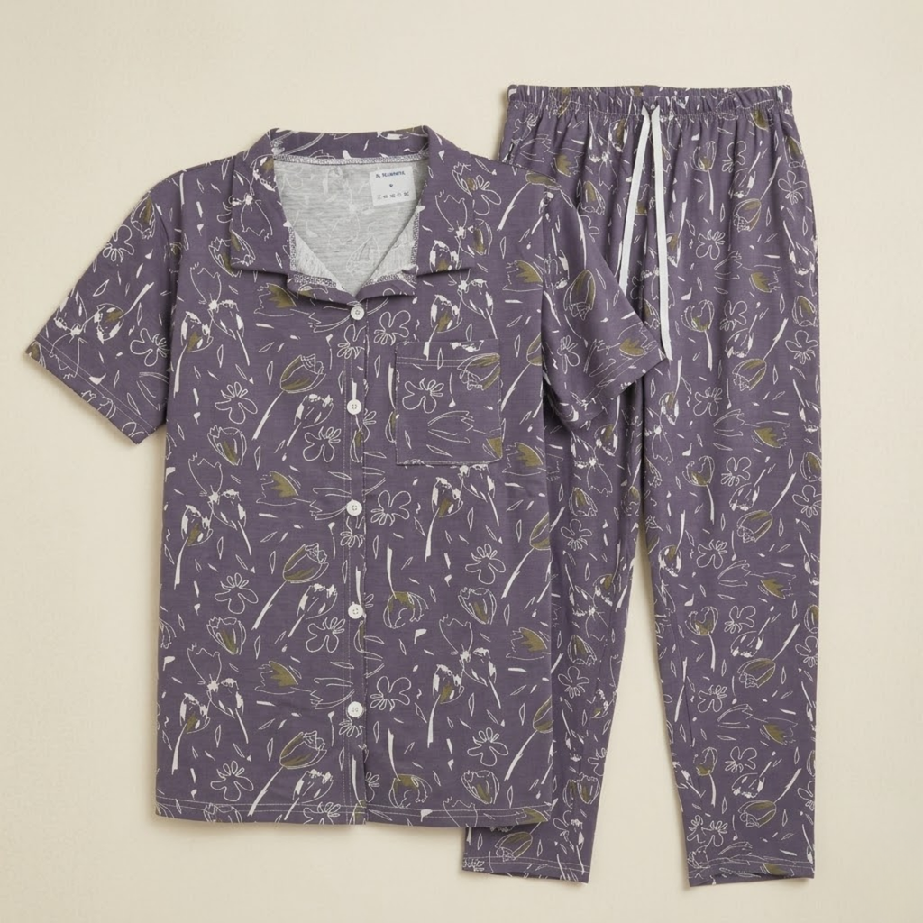 Womens Pajamas 2Pcs 002