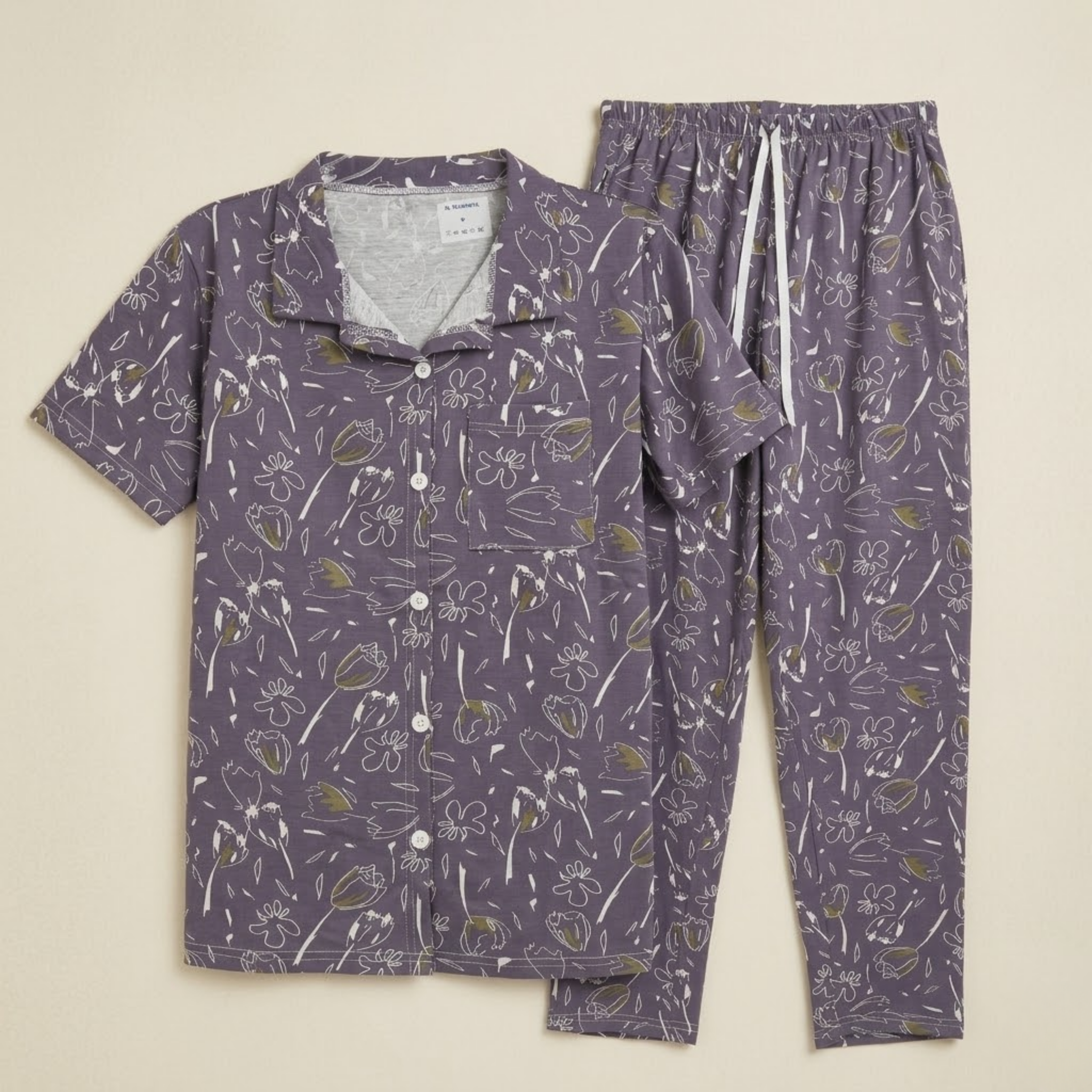Womens Pajamas 2Pcs 002
