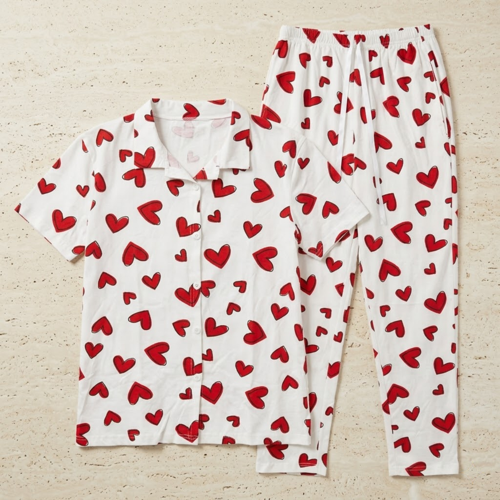 Womens Pajamas 2Pcs 003