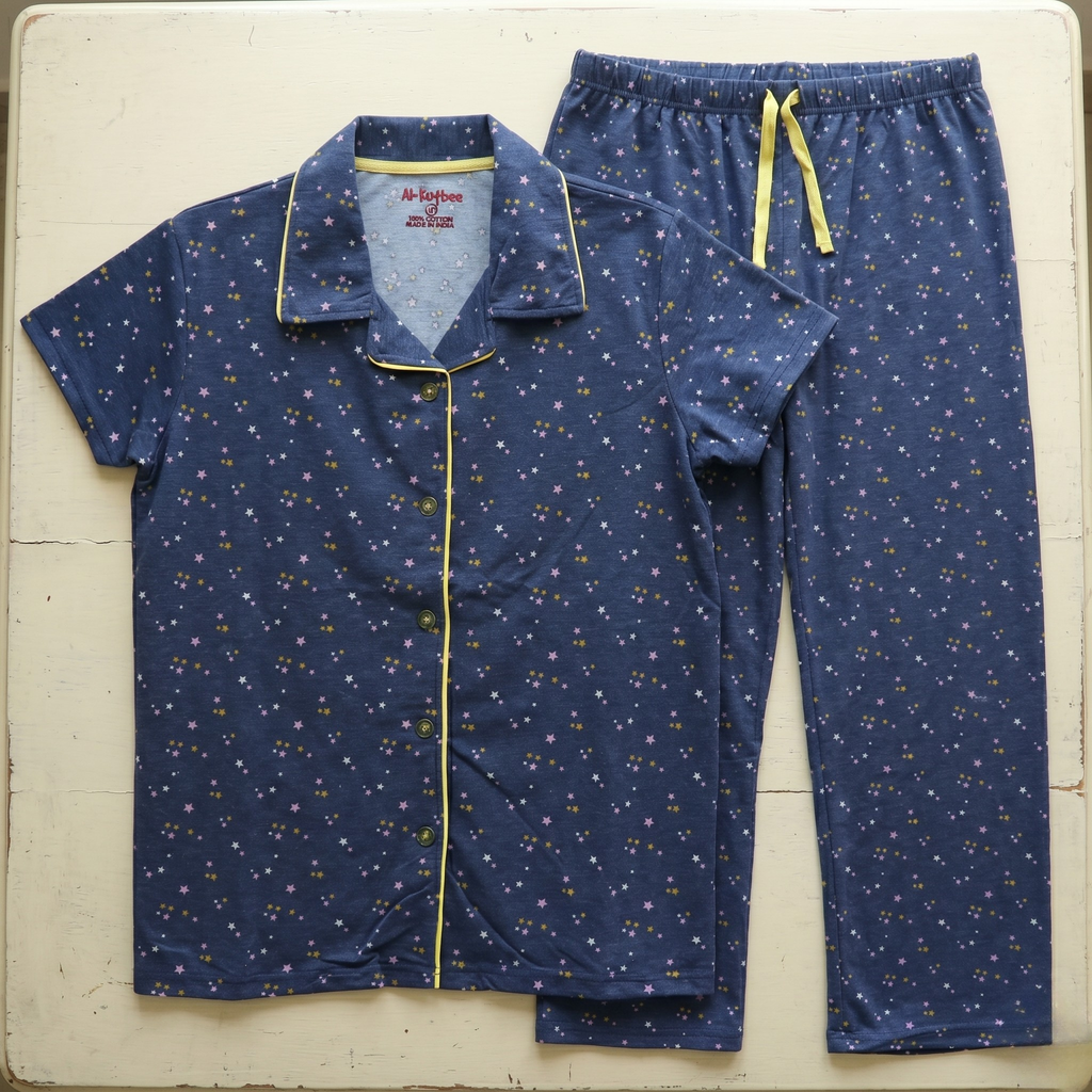 Multicolor Stars Womens Pajamas
