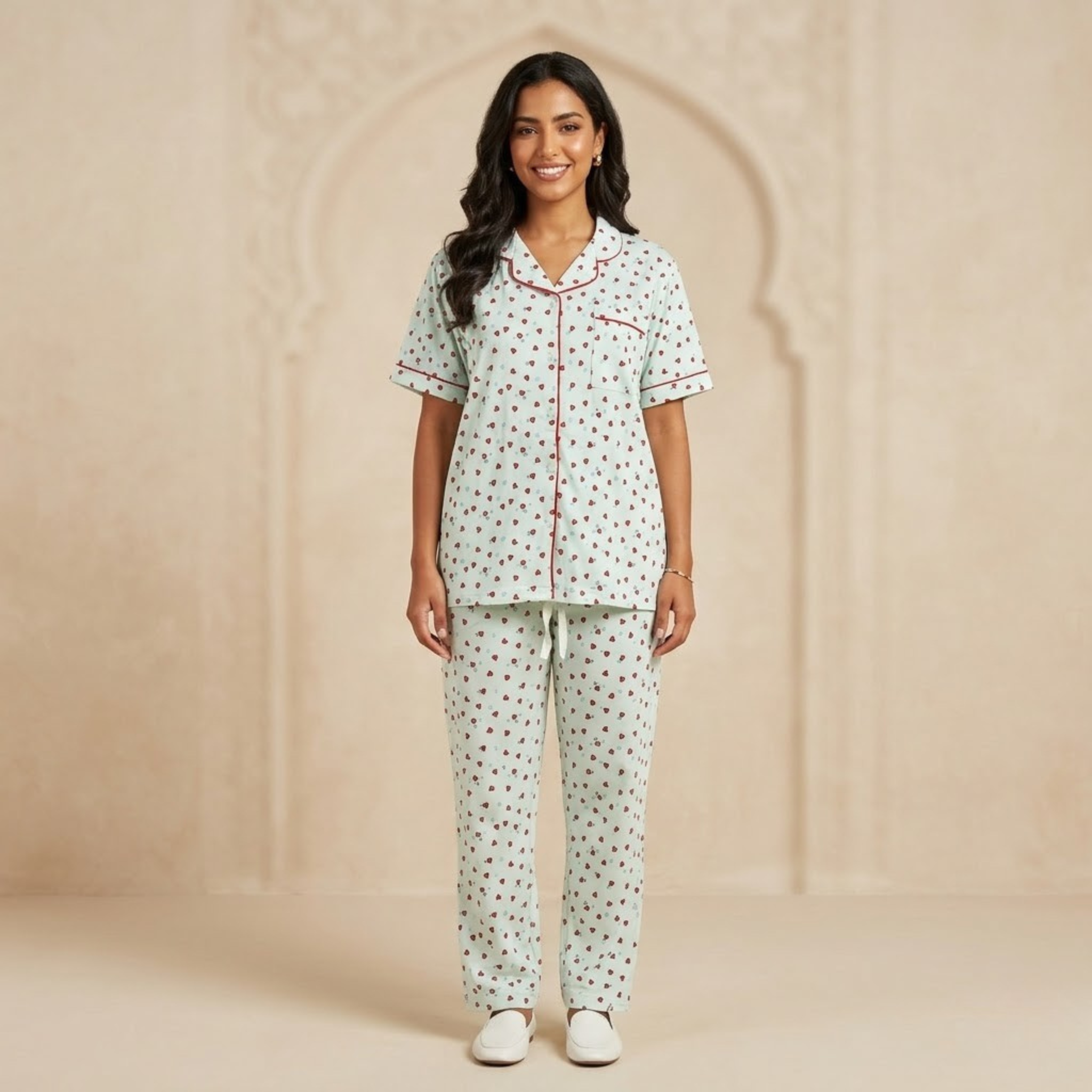 Womens Pajamas 2Pcs ST-2849