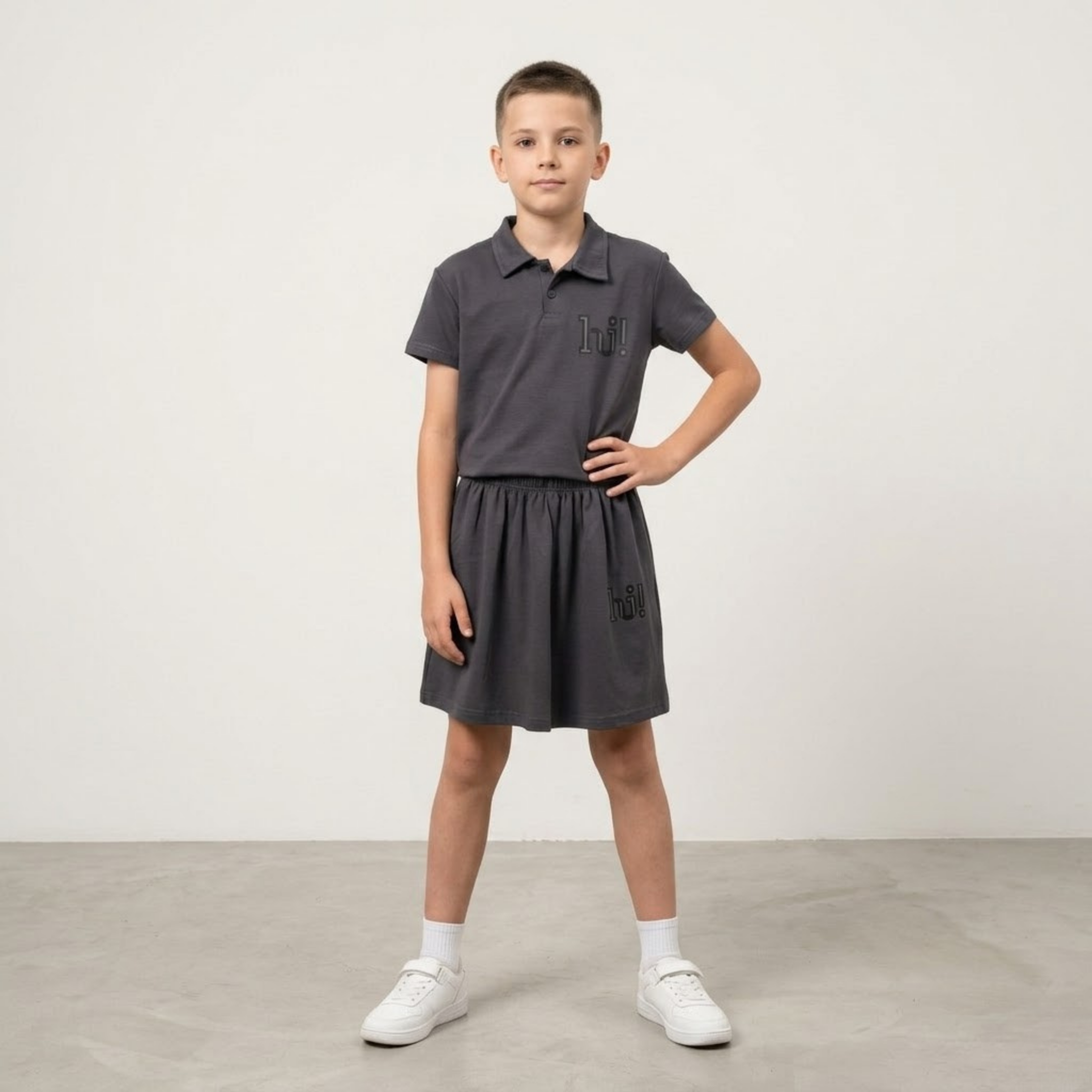 Kids H/S (W/Shorts) FR-903C