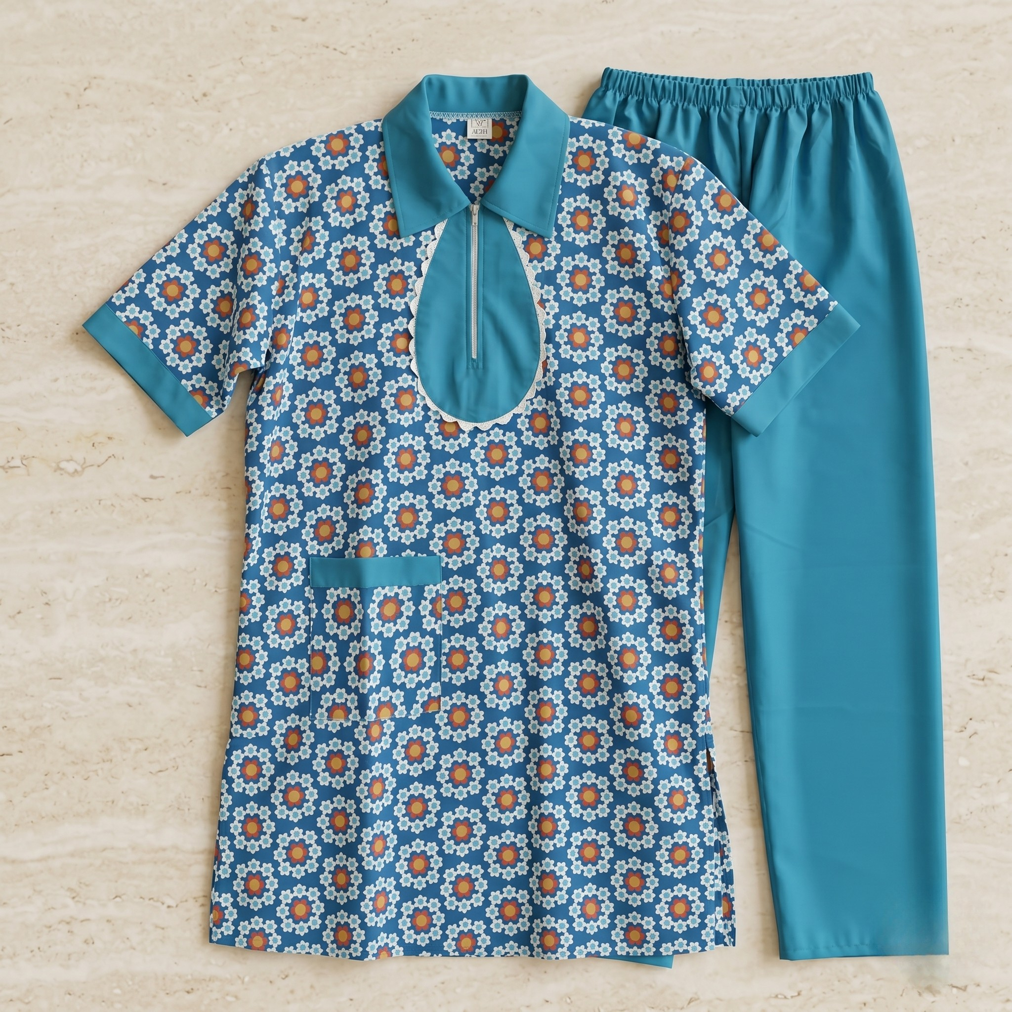 Printed Khaddama 2Pcs H/S 001