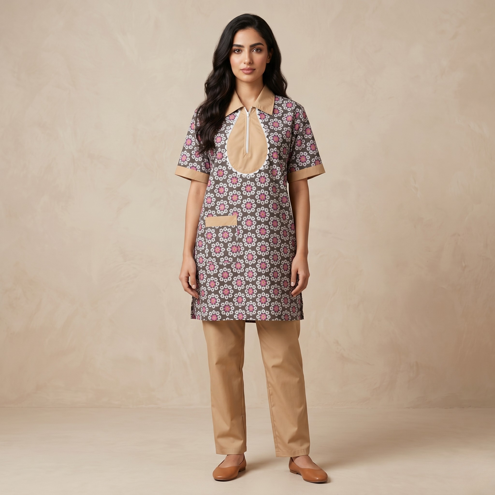 Printed Khaddama 2Pcs H/S 001