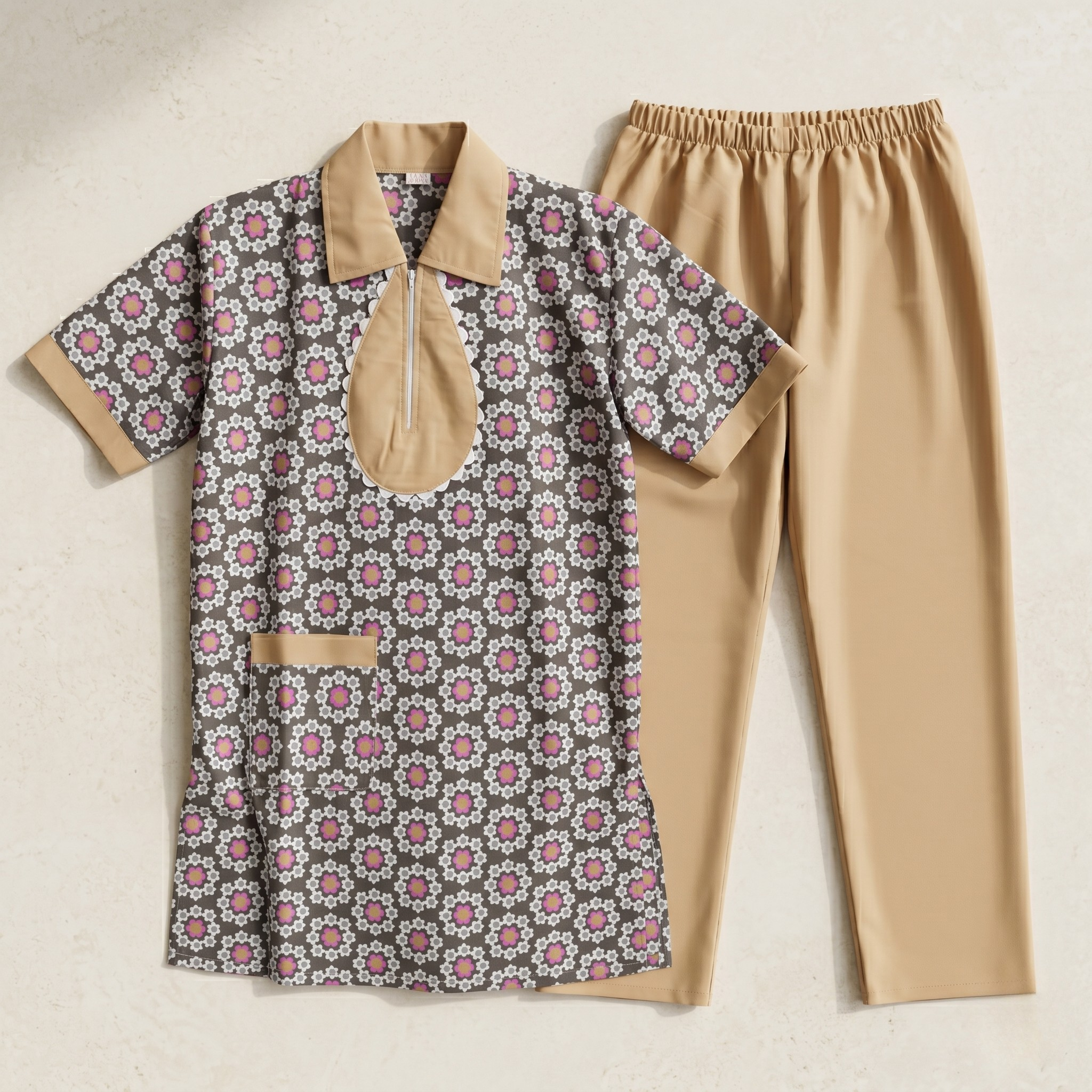 Printed Khaddama 2Pcs H/S 001
