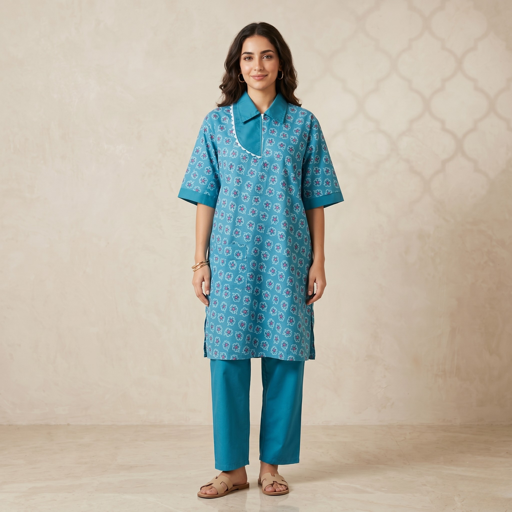 Printed Khaddama 2Pcs H/S Jumbo 005