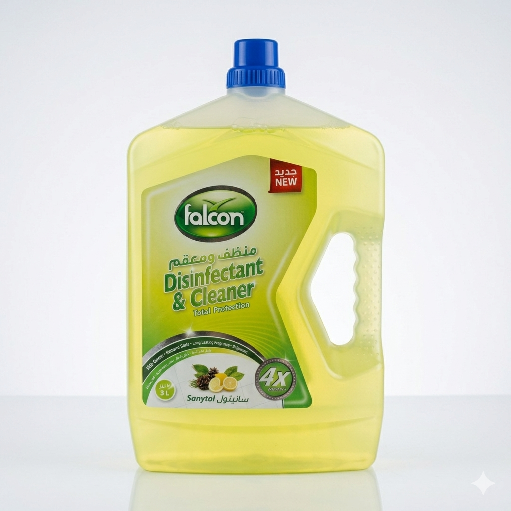 FALCON  DISINFECTANT CLEANER SANITOL 3 LTR
