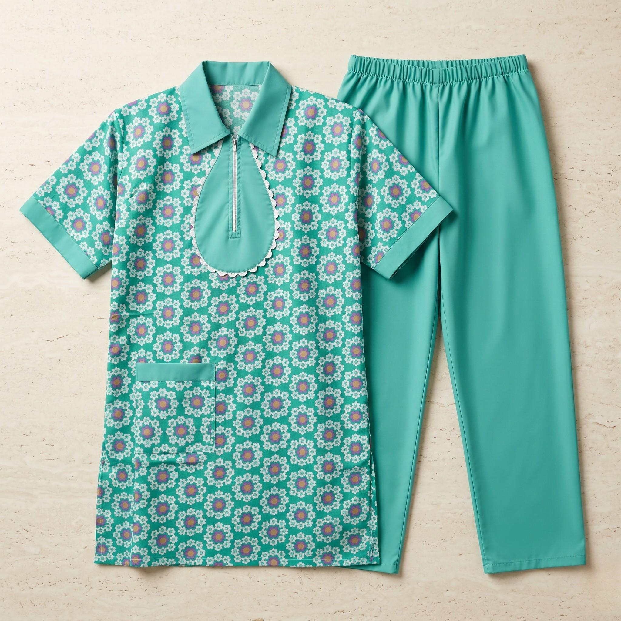 Printed Khaddama 2Pcs H/S 001