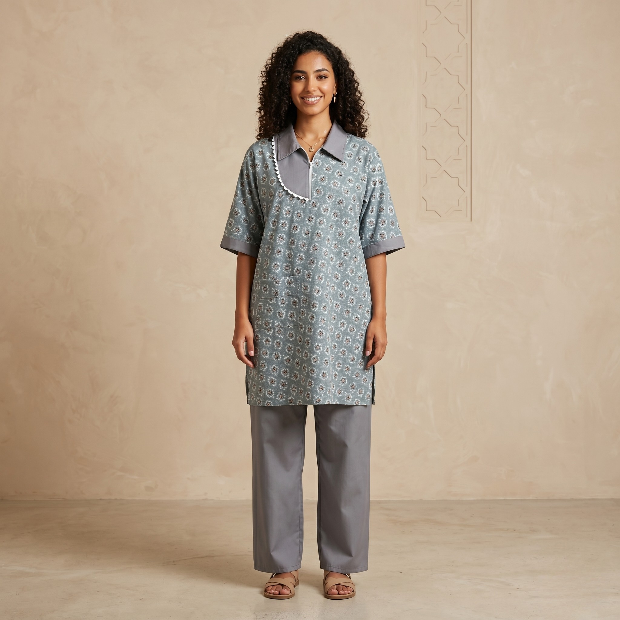 Printed Khaddama 2Pcs H/S Jumbo 005